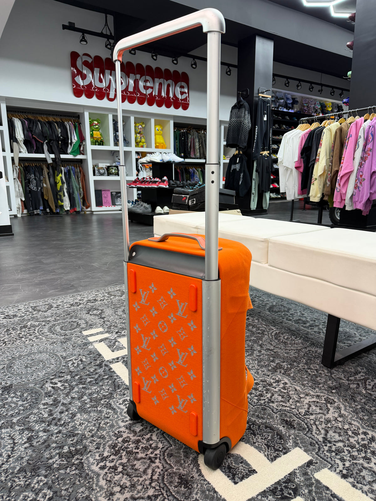 Louis Vuitton Horizon Duffle / Suit Case Soft Orange