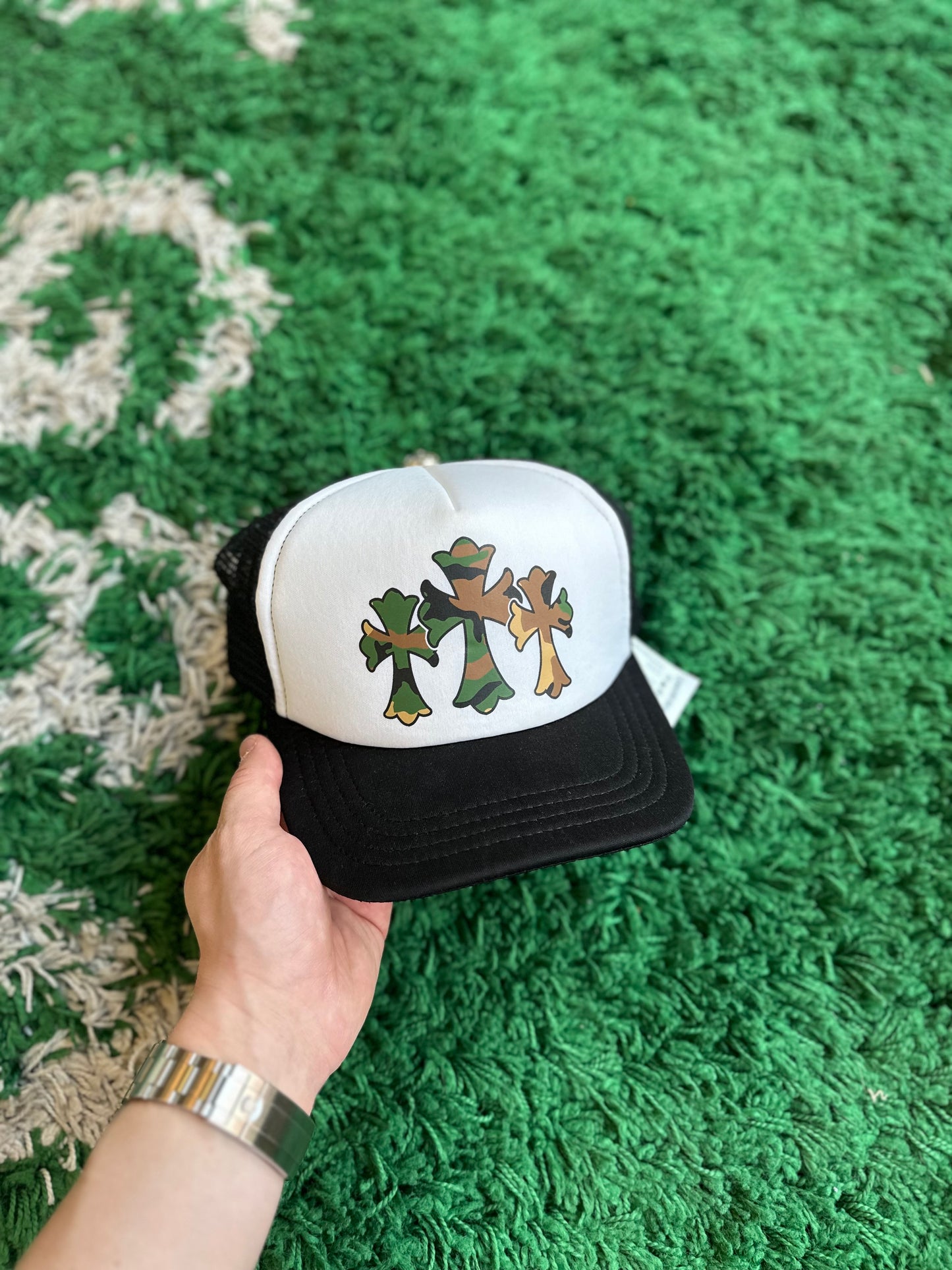 Chrome Hearts Trucker “Triple Cross Camo”