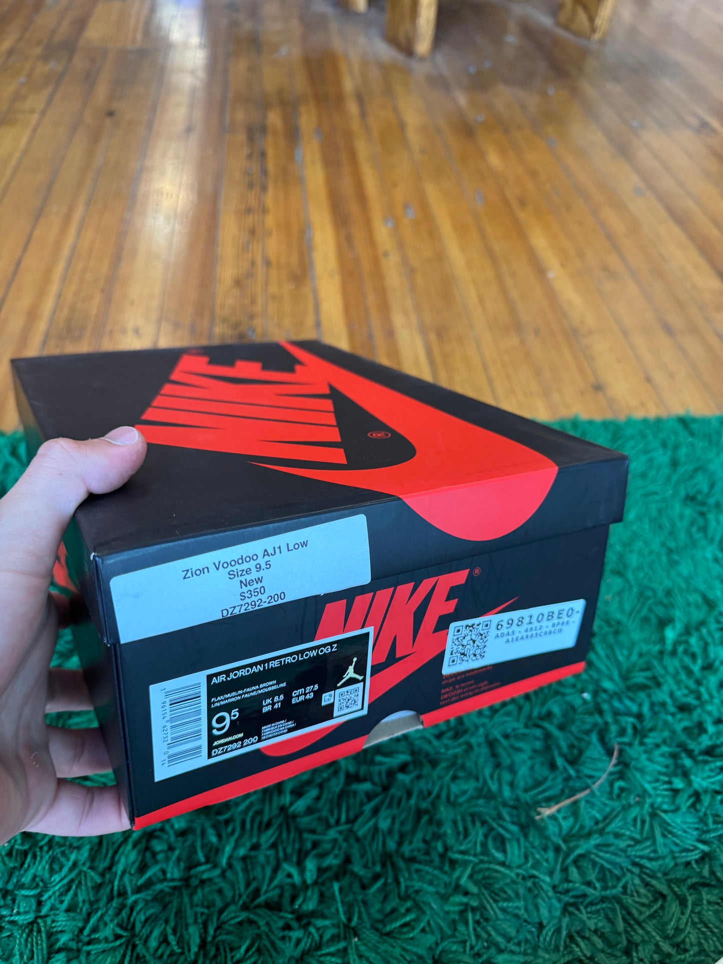 Jordan 1 Low x Zion Williamson “Voodoo”
