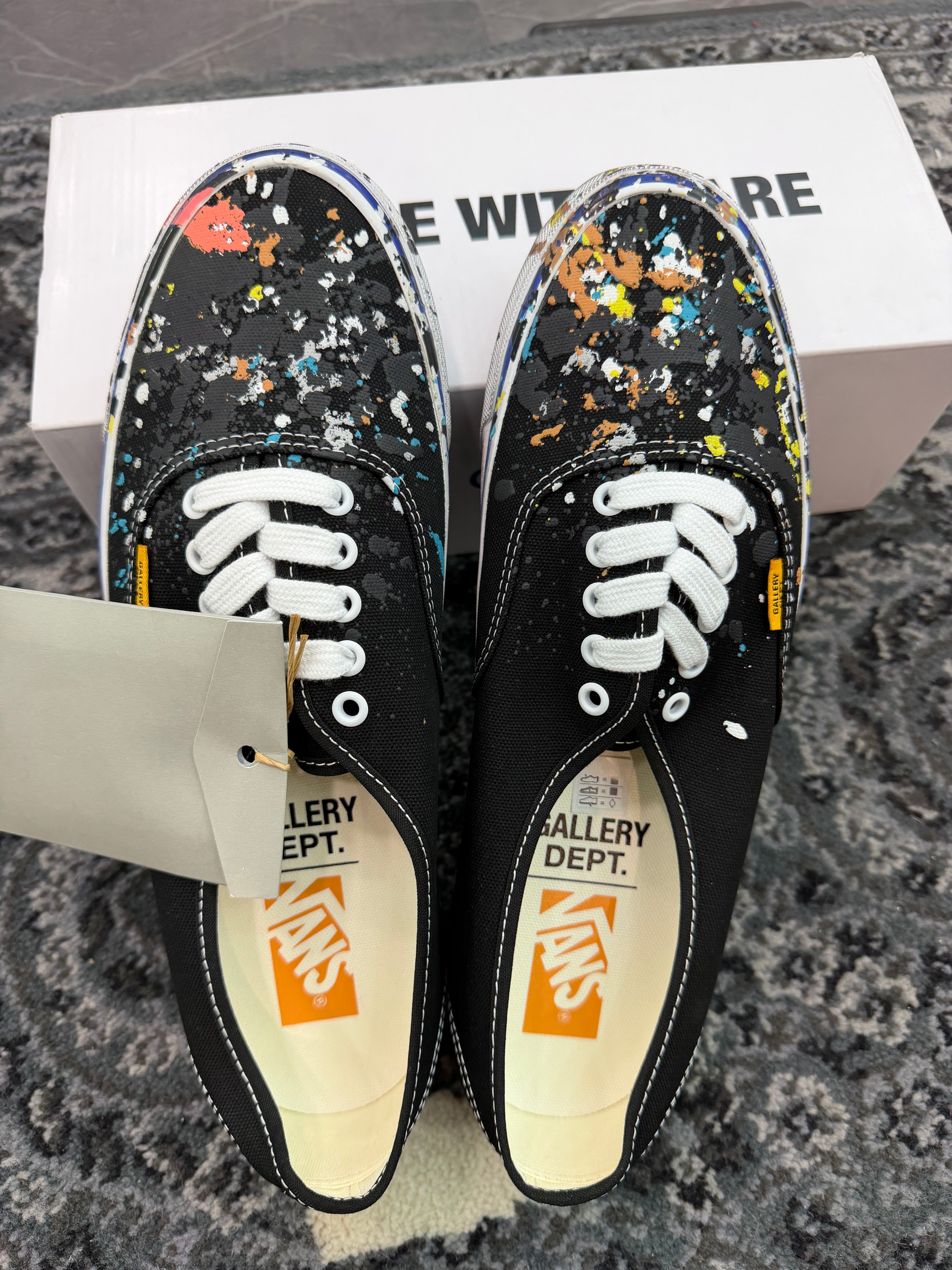 Vans Authentic x Gallery Dept. “Art That Kills Black”