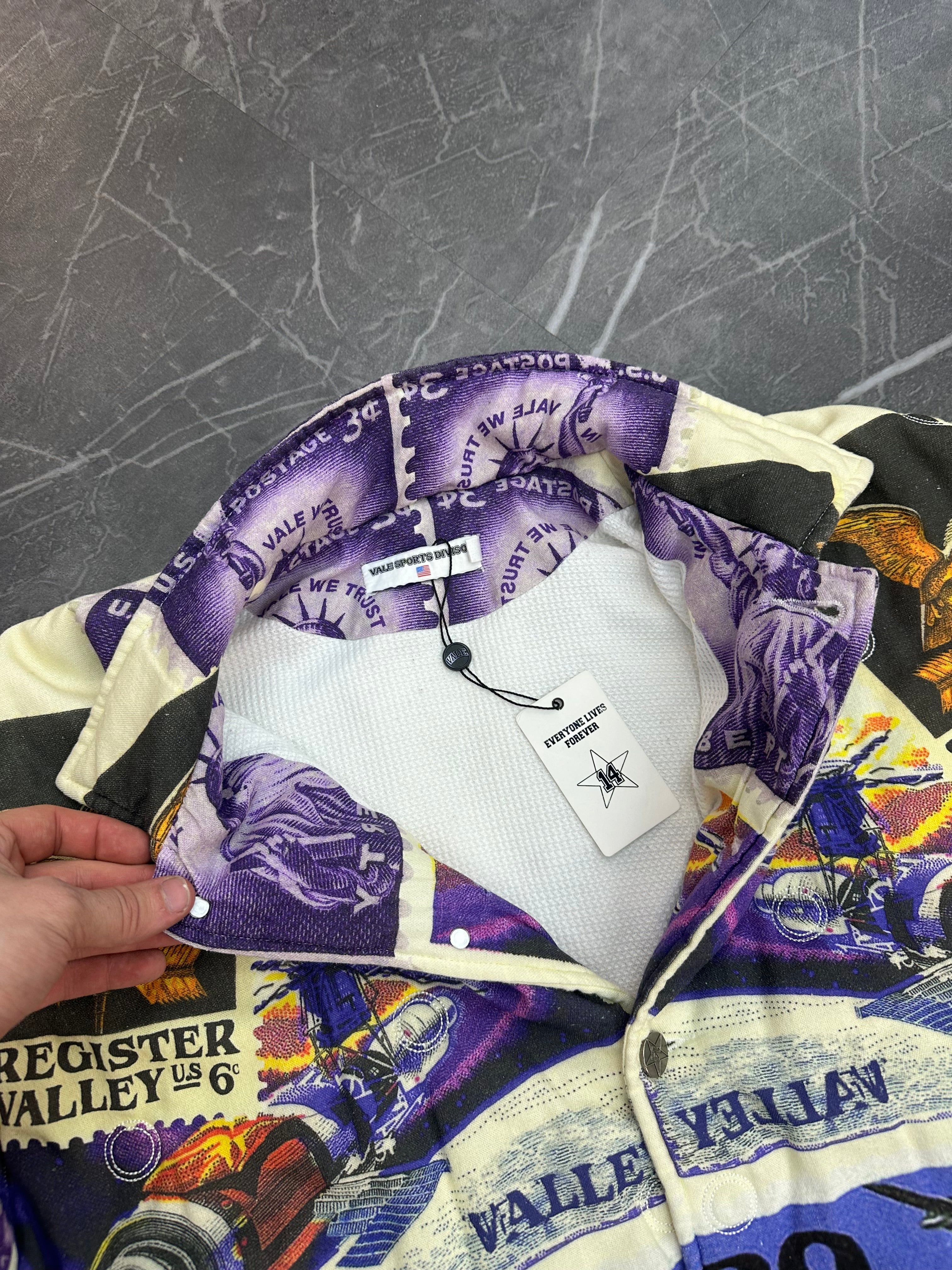 Vale Pilot Puffer Jacket AOP