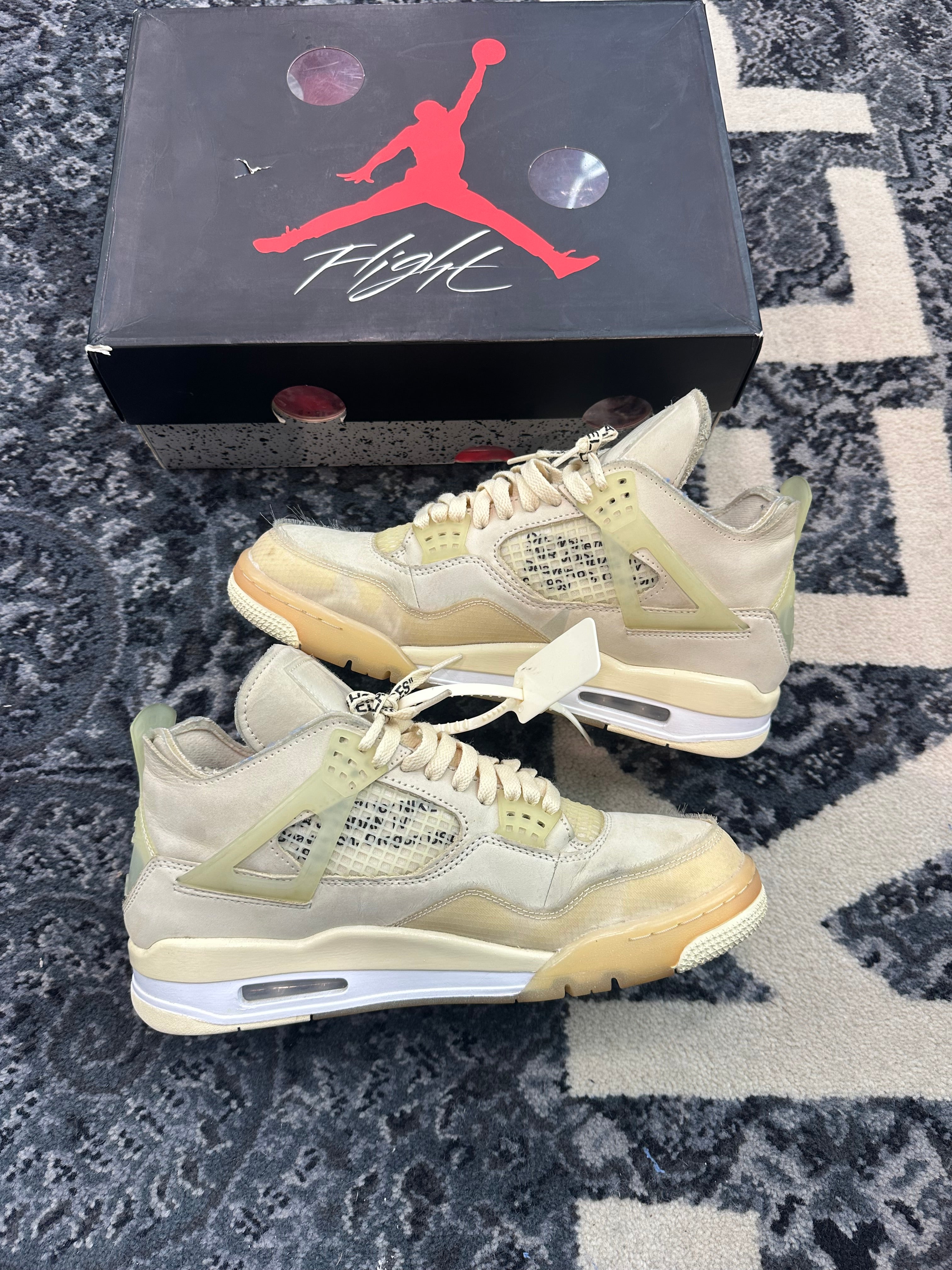 Jordan 4 Off White “Sail”