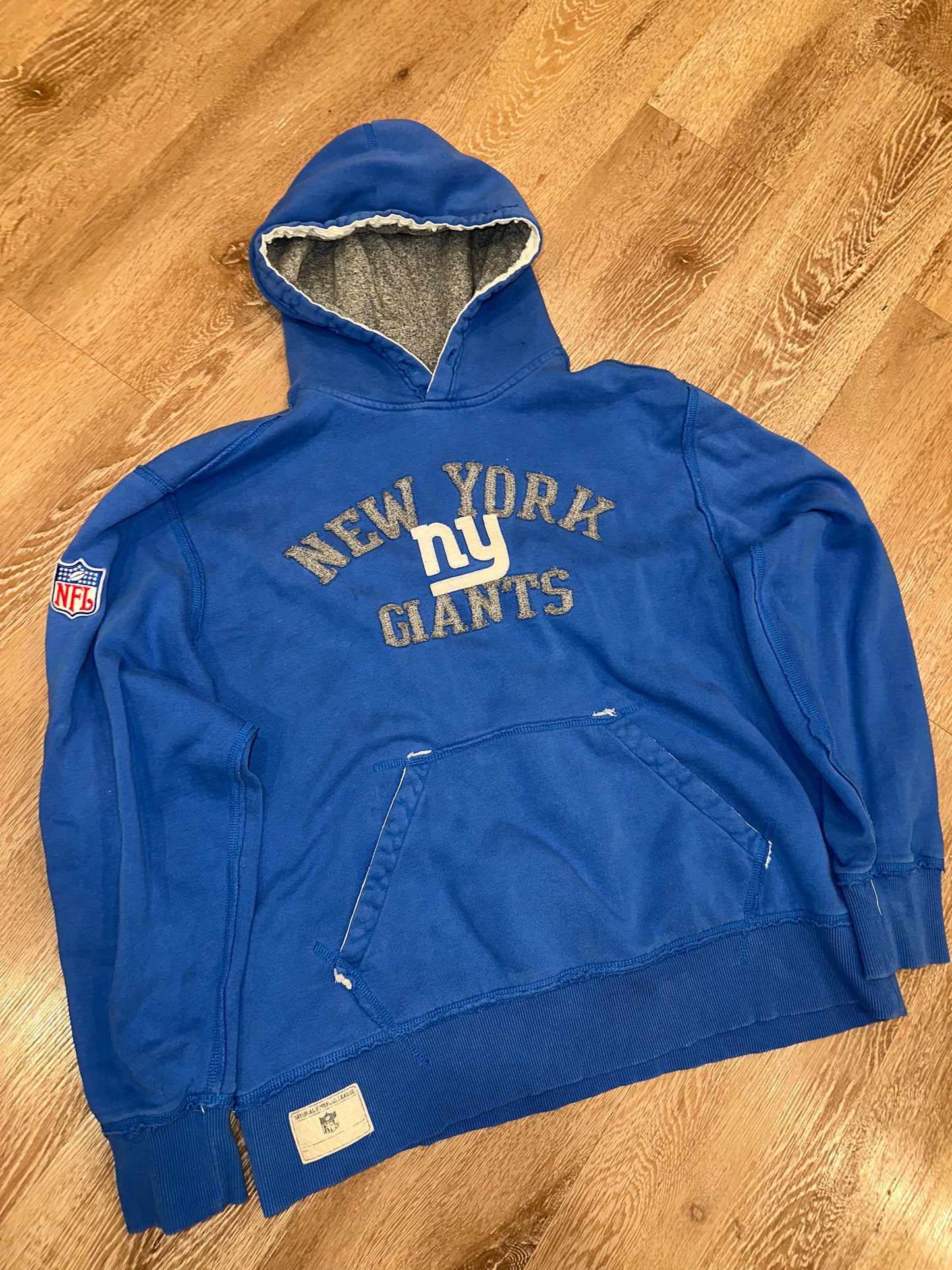 NY Giants NFL Vintage Collection Hoodie (XL)
