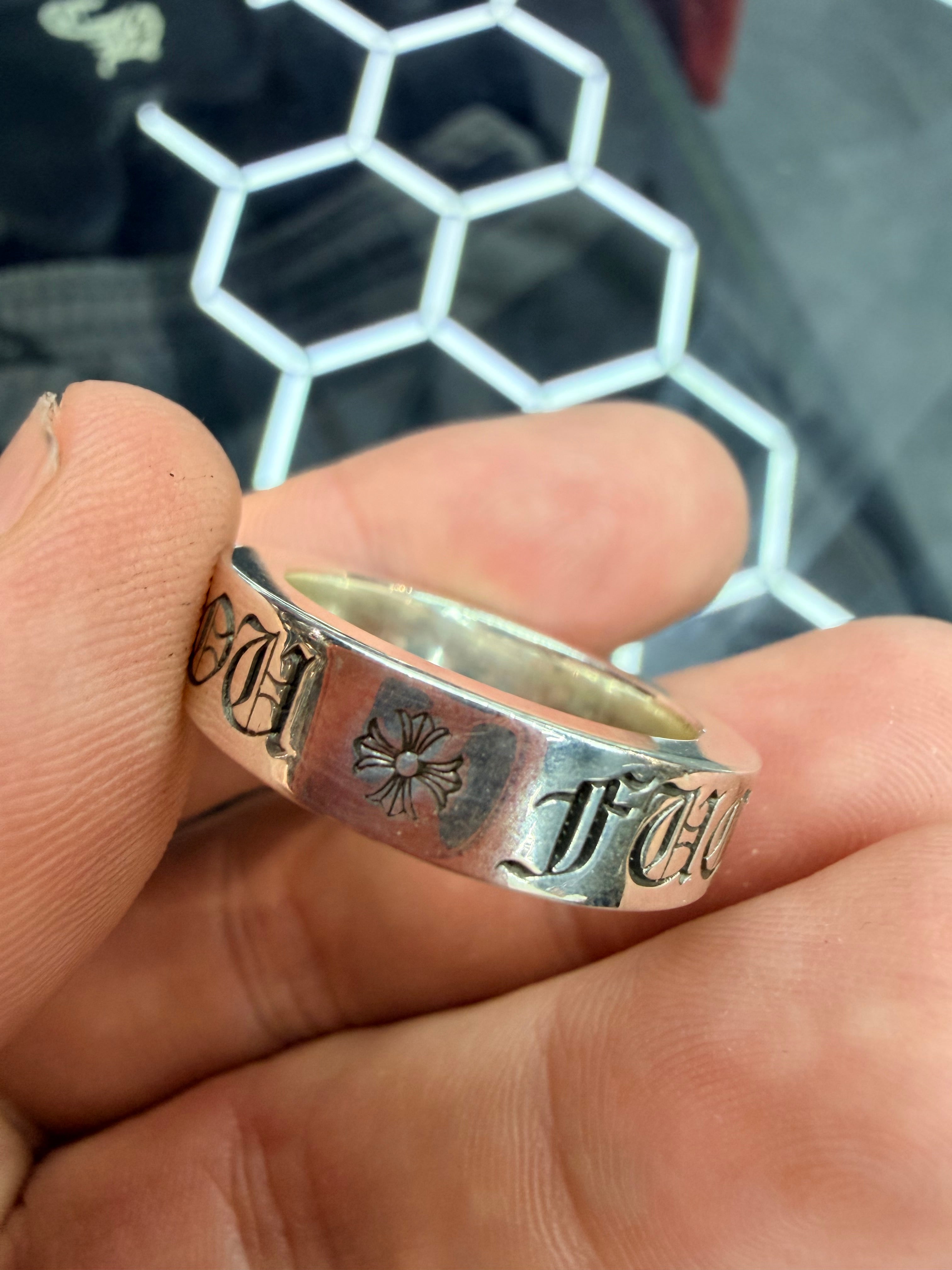 Chrome Hearts F*CK YOU Spacer Ring 6MM