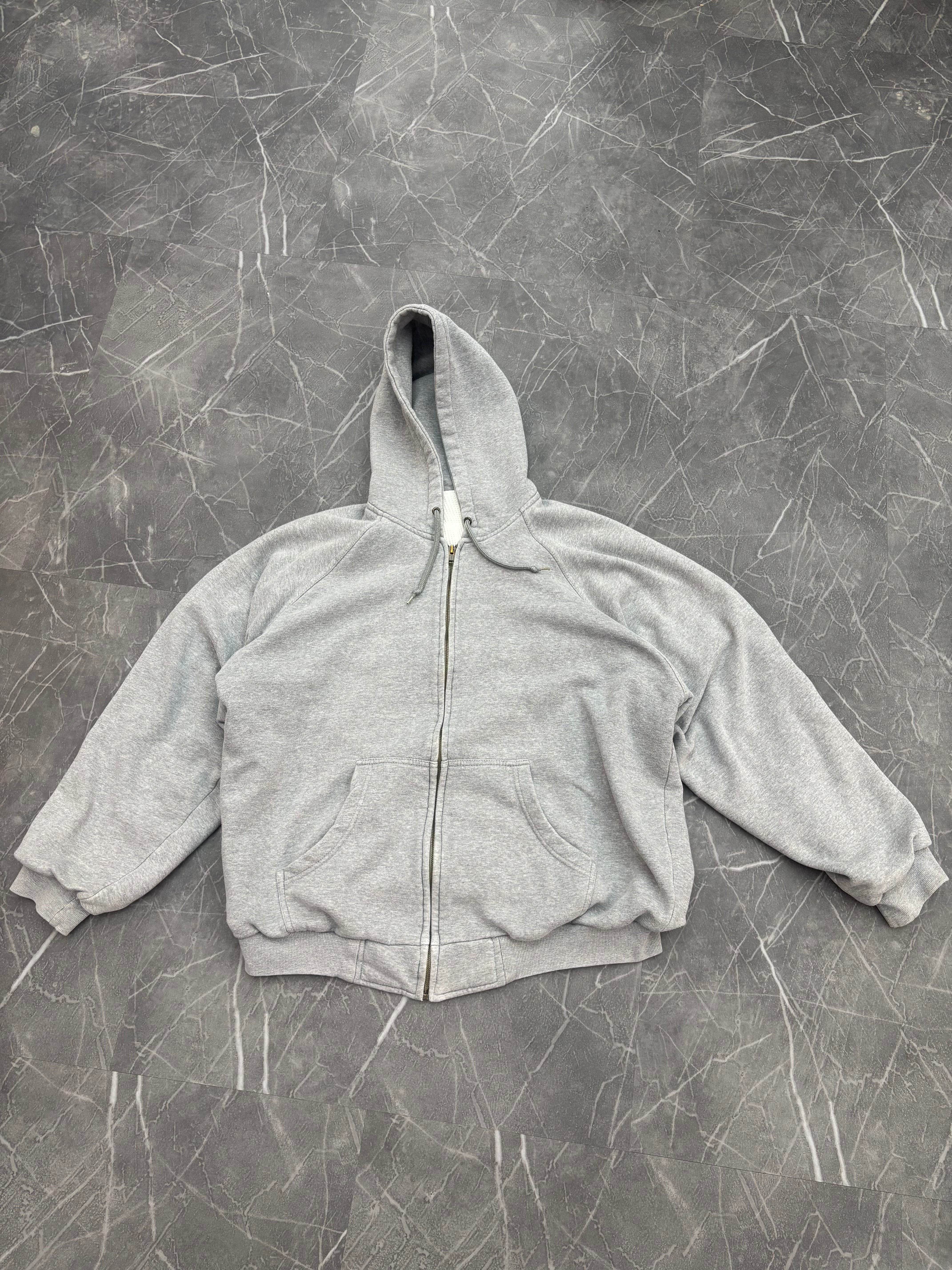 Y2K Thermal Lined Zip Up Hoodie (XL)