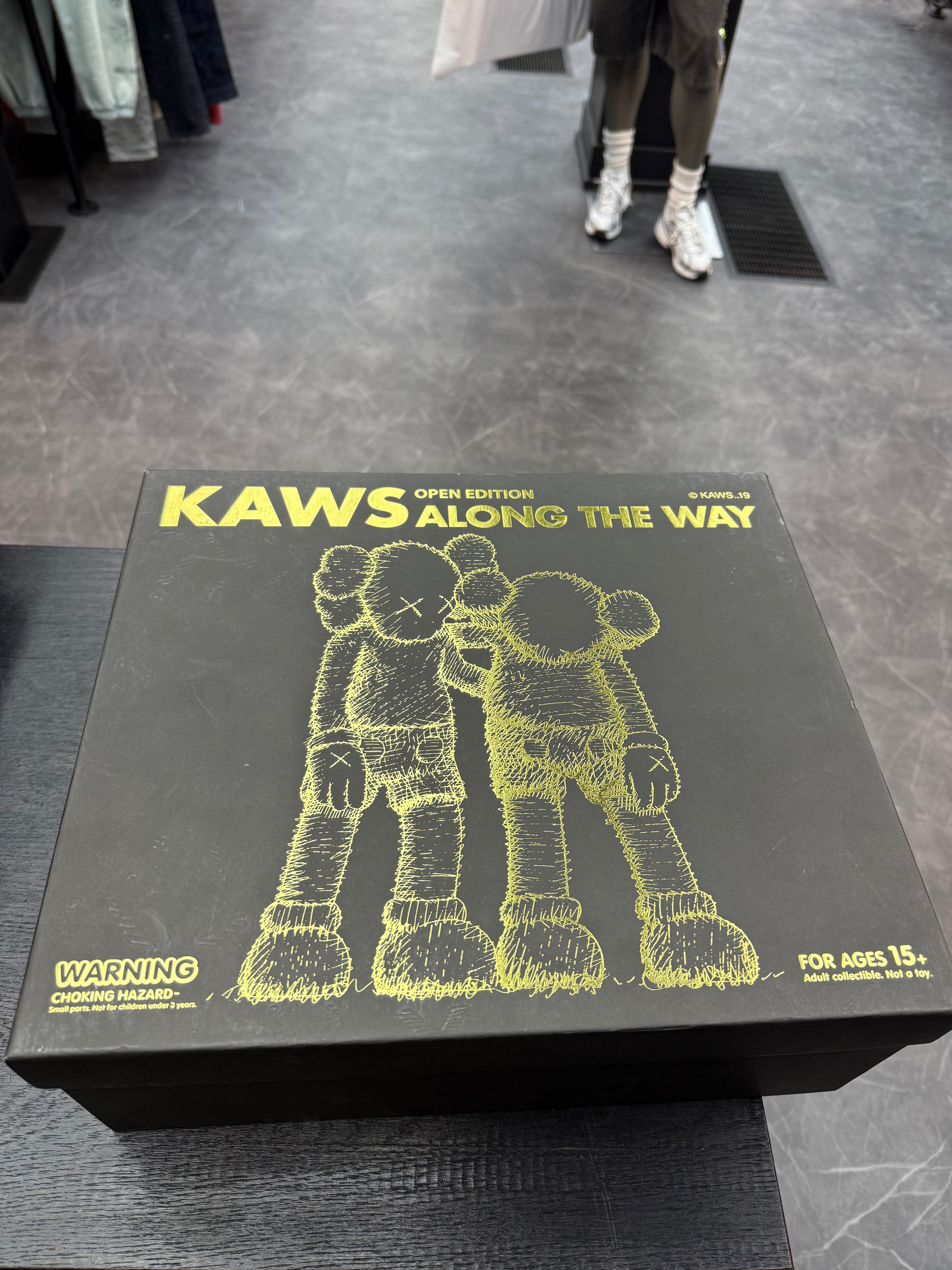 Kaws Vinyl Figure Along The Way “Black”