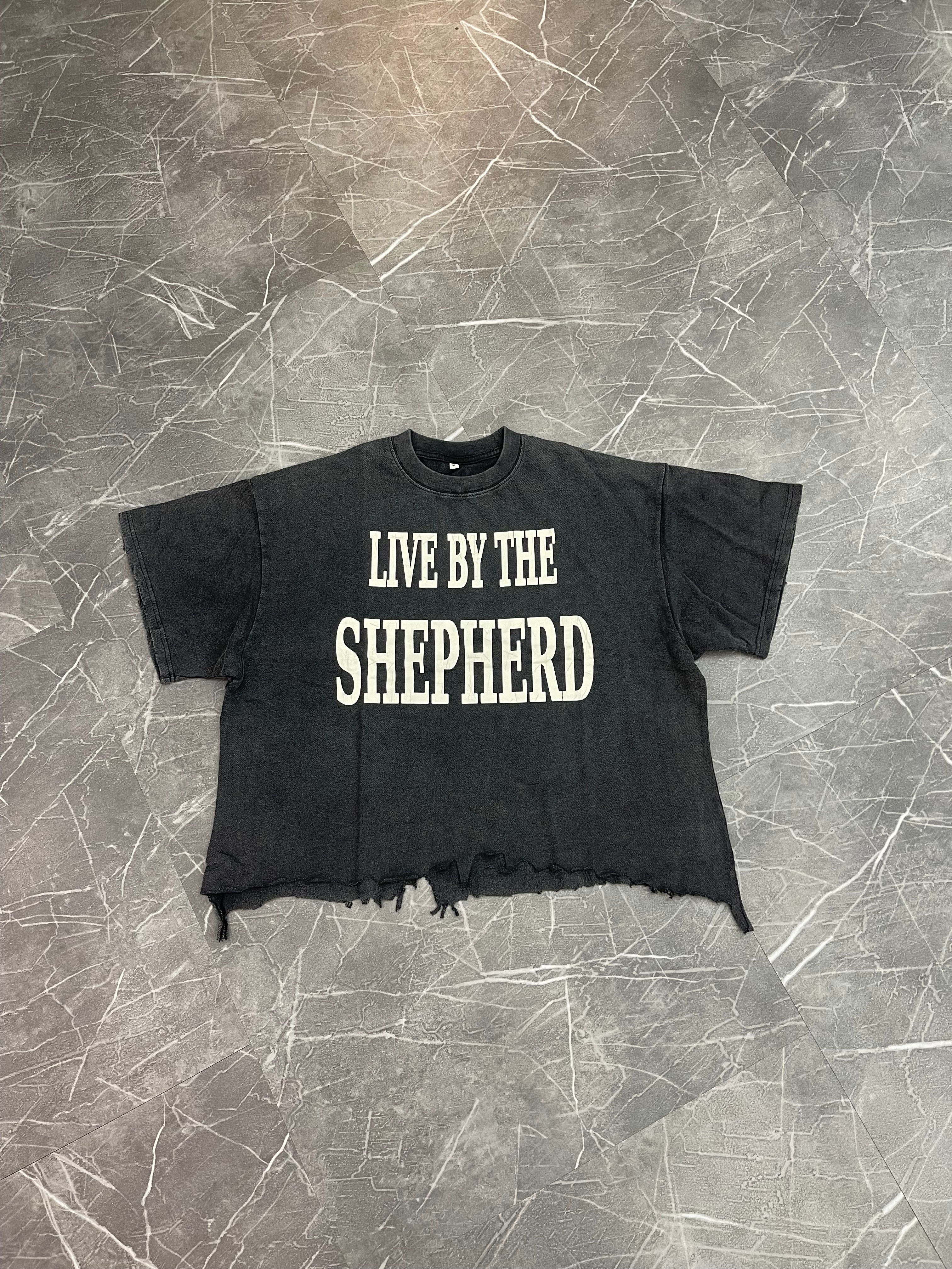 Searching Shepherd Distressed “Shepherd” Tee