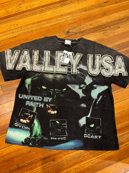 Vale Faith Panther Bling Tee