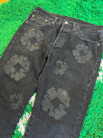 Denim Tears Jeans “Black Wreath”