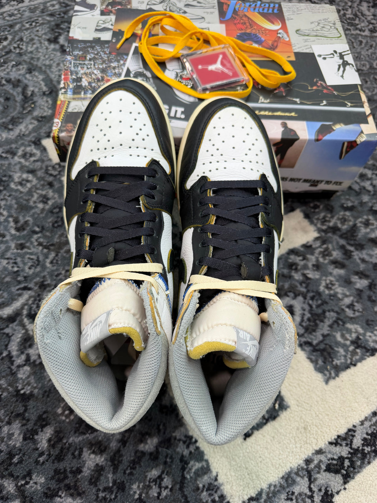 Jordan 1 High x Union LA “Black Toe” (Size 10.5)