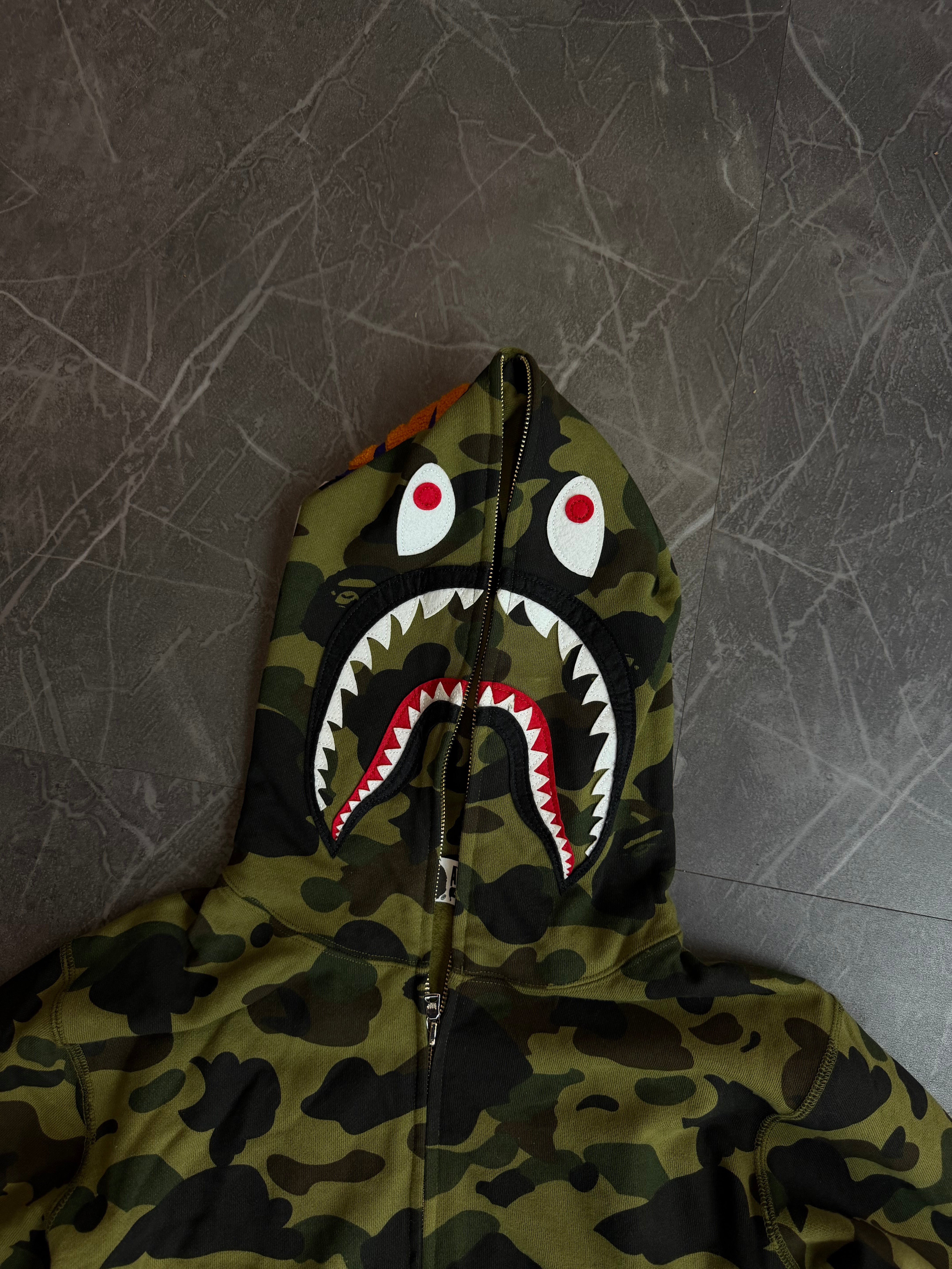 Bape Camo Zip Up “Green”