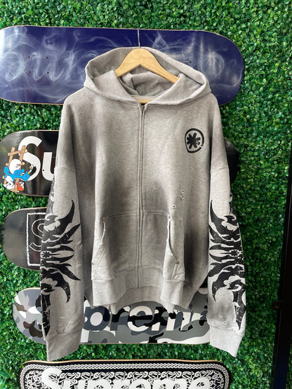 Lost SHDWS Zip Up “Dirty Grey”