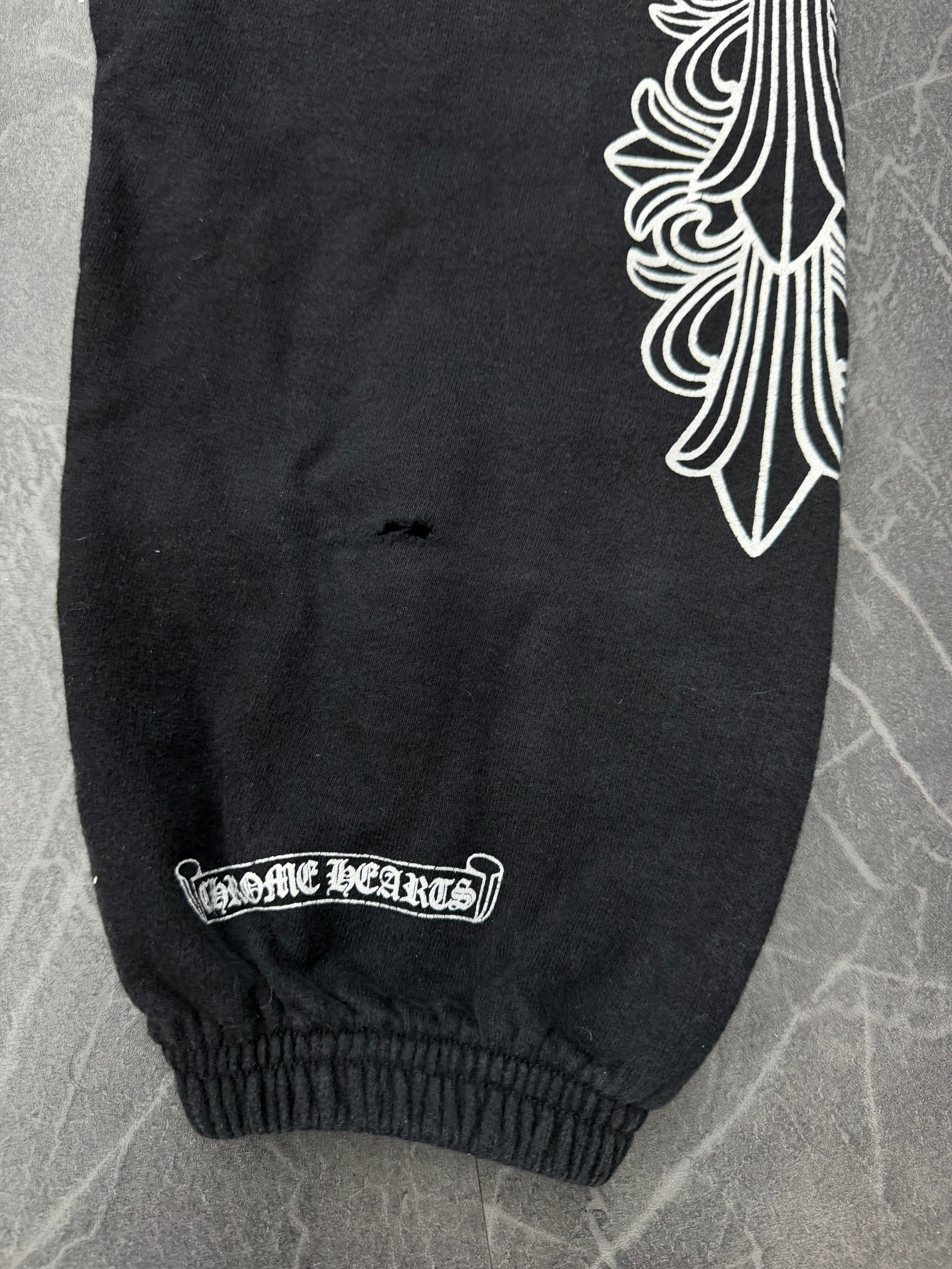 Chrome Hearts Floral Horseshoe Sweatpants “Black”
