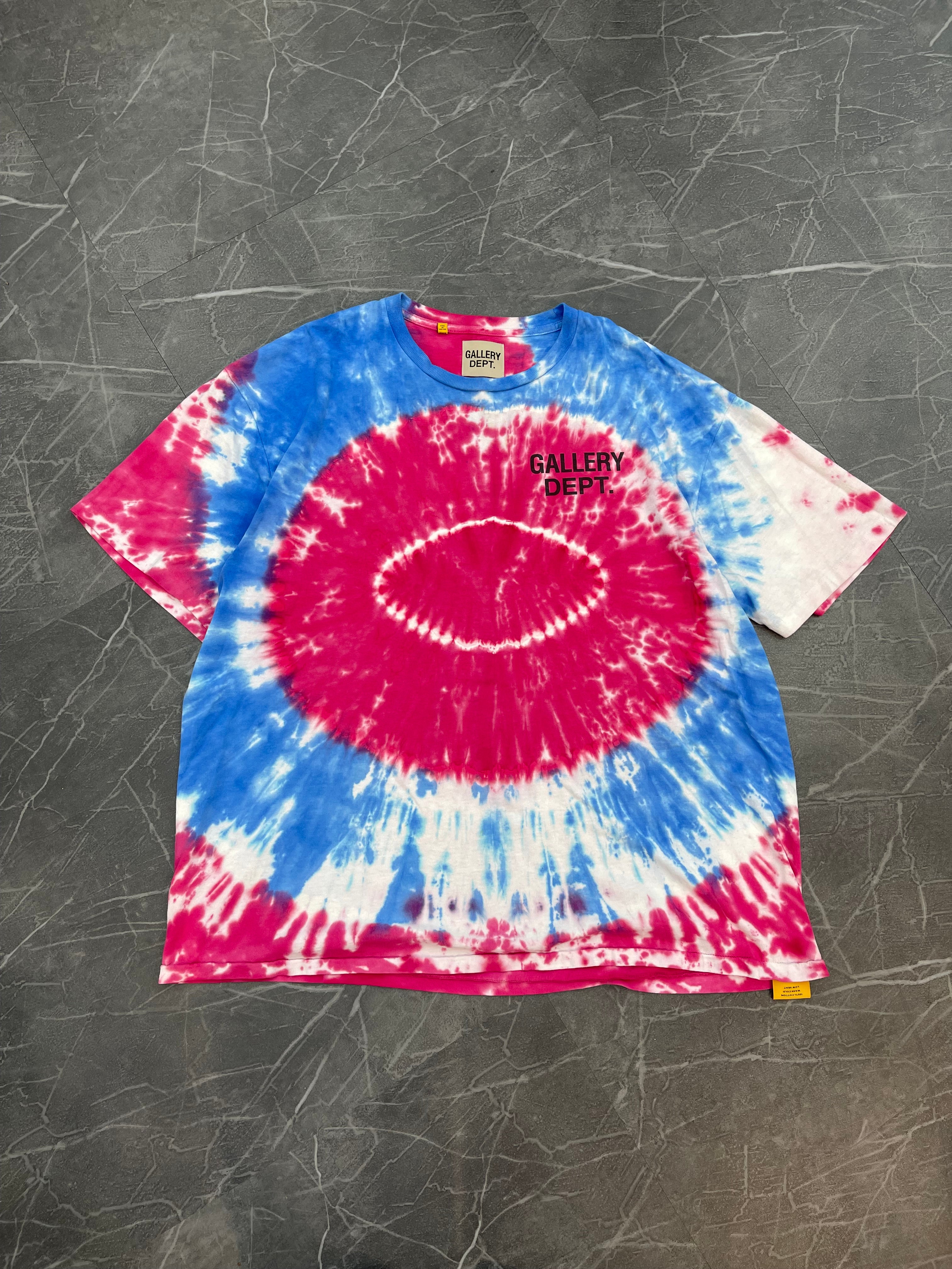 Gallery Dept Red White Blue Tie Dye Tee