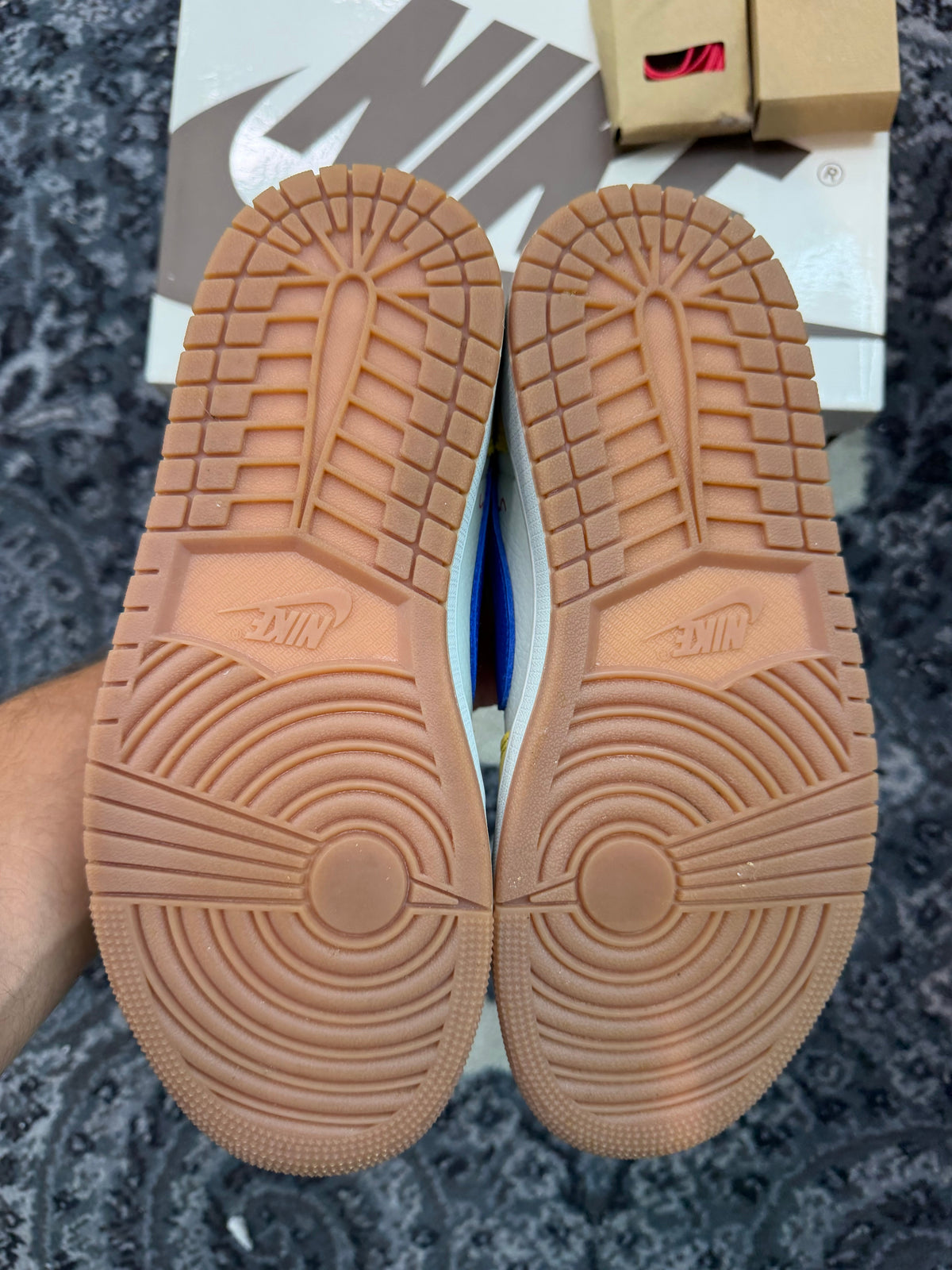 Jordan 1 Low Travis Scott “Canary” (Size 5.5M) (Lightly Worn) - Image 5