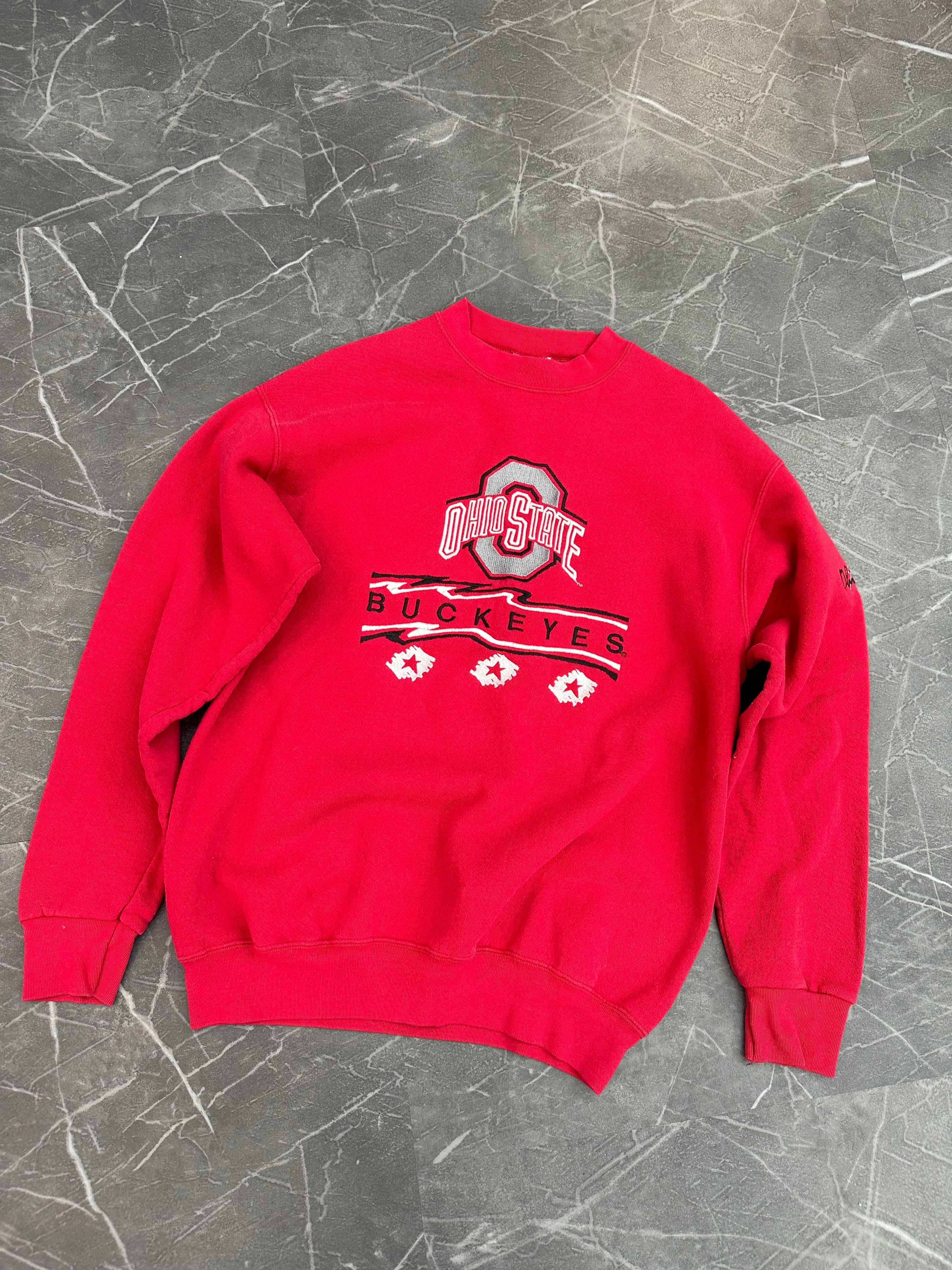 Vintage Ohio State Embroirdered Crewneck (M)