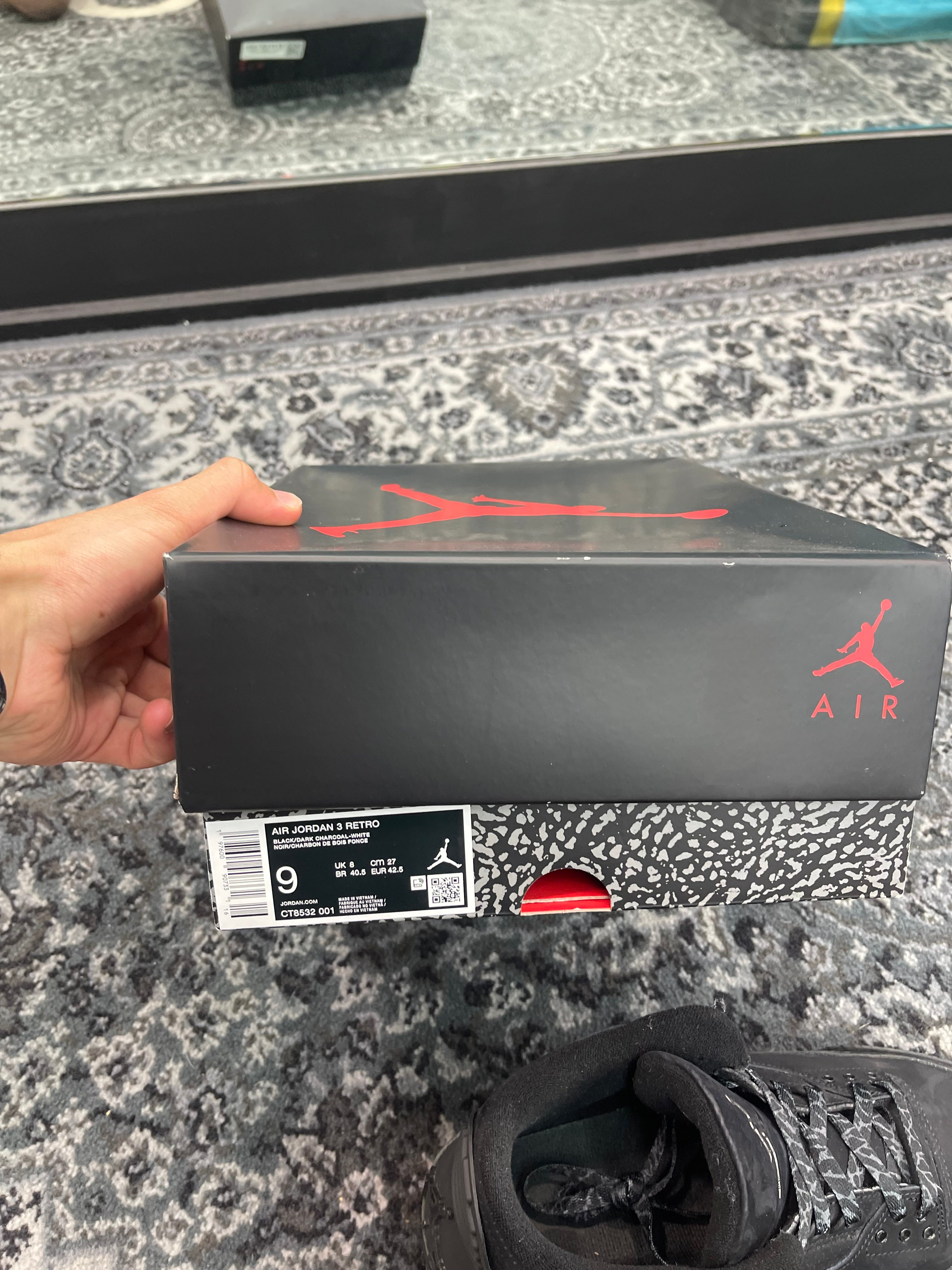 Jordan 3 “Black Cat”