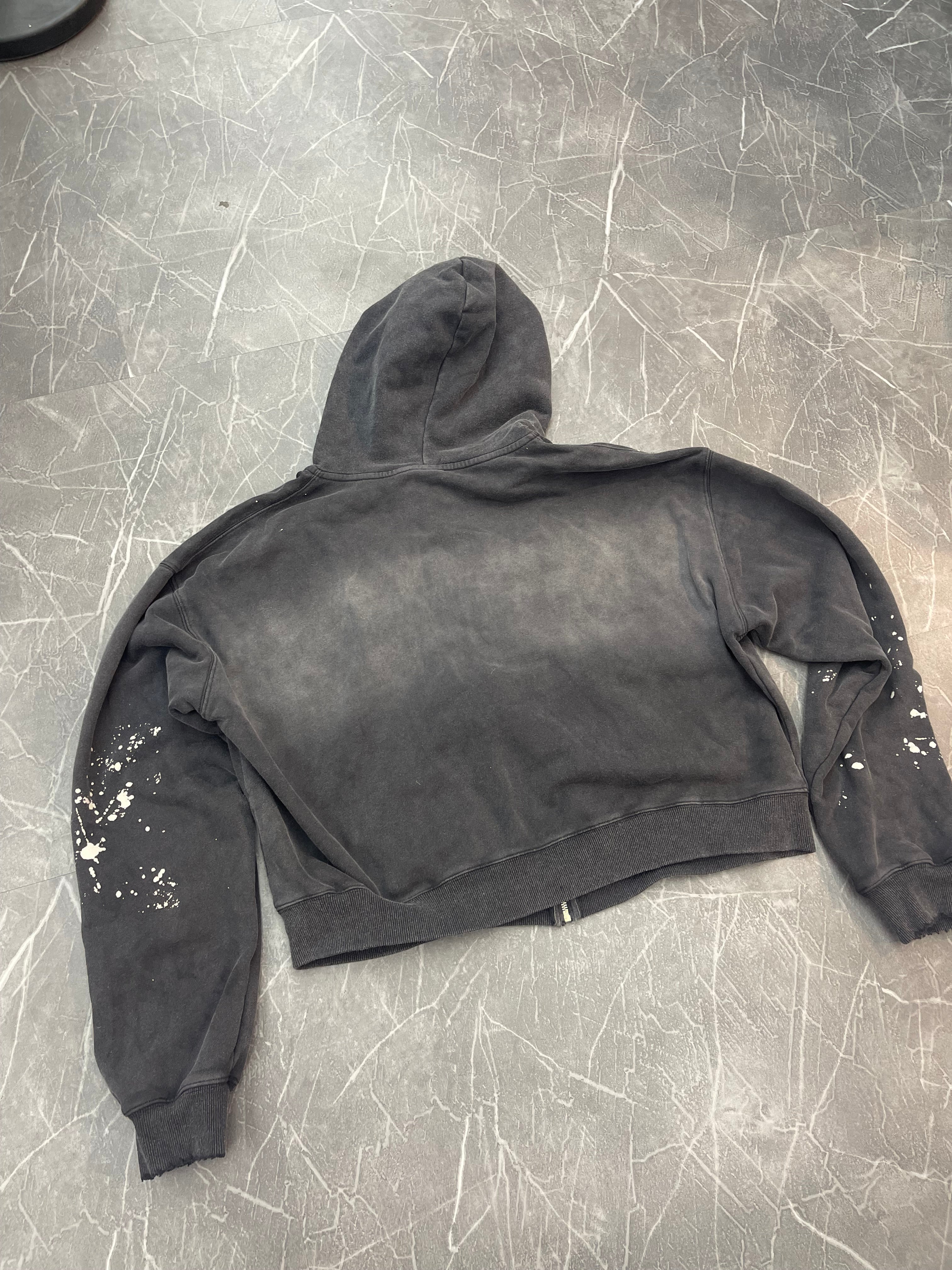 Vale Forever Paint Zip Up “Black”