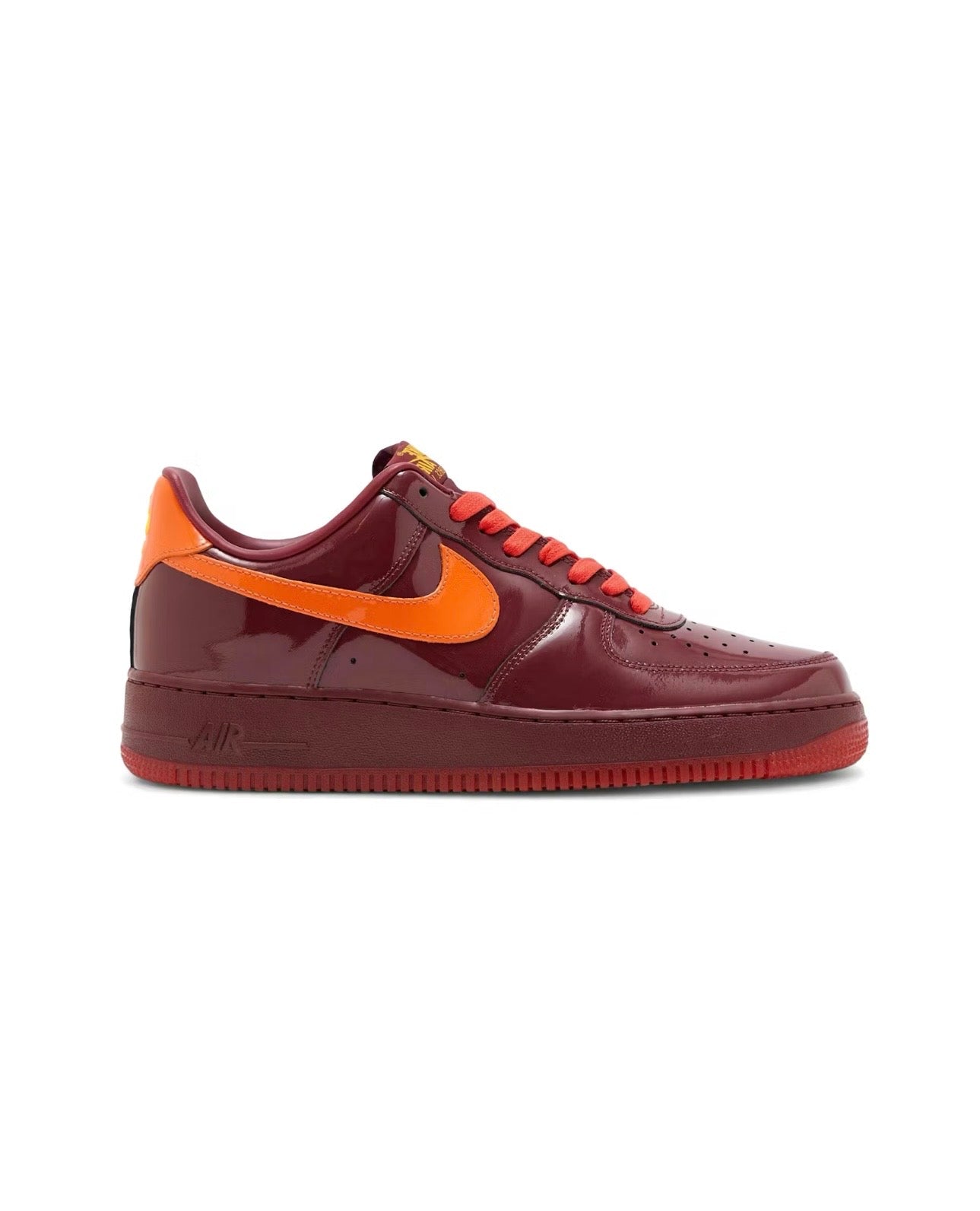 Nike Air Force 1 Low Patent Leather “Dark Team Red”