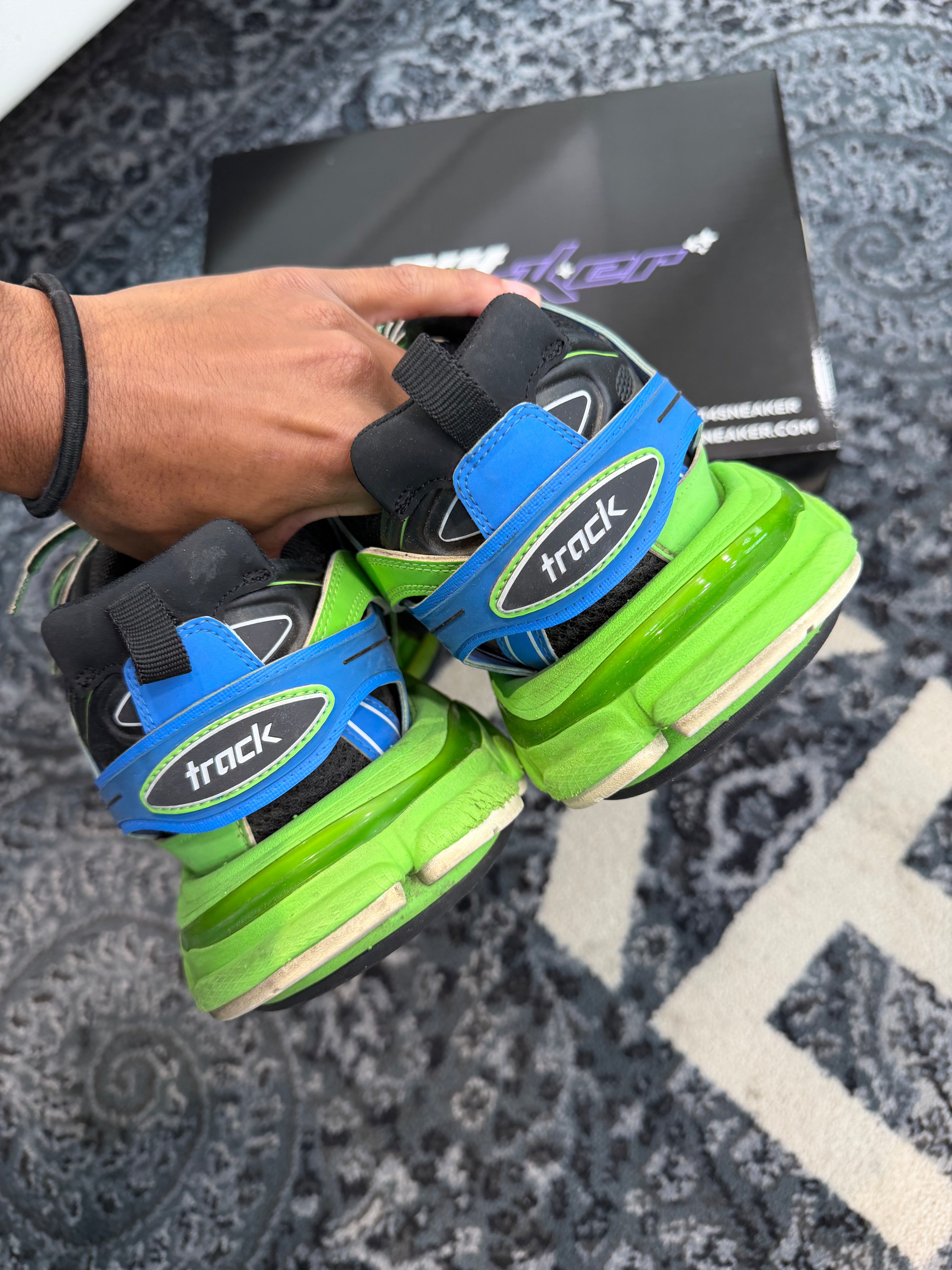 Balenciaga Track Runner “Blue Green”