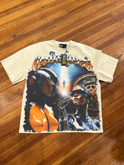 Godspeed Astronaut Tee “Cream”