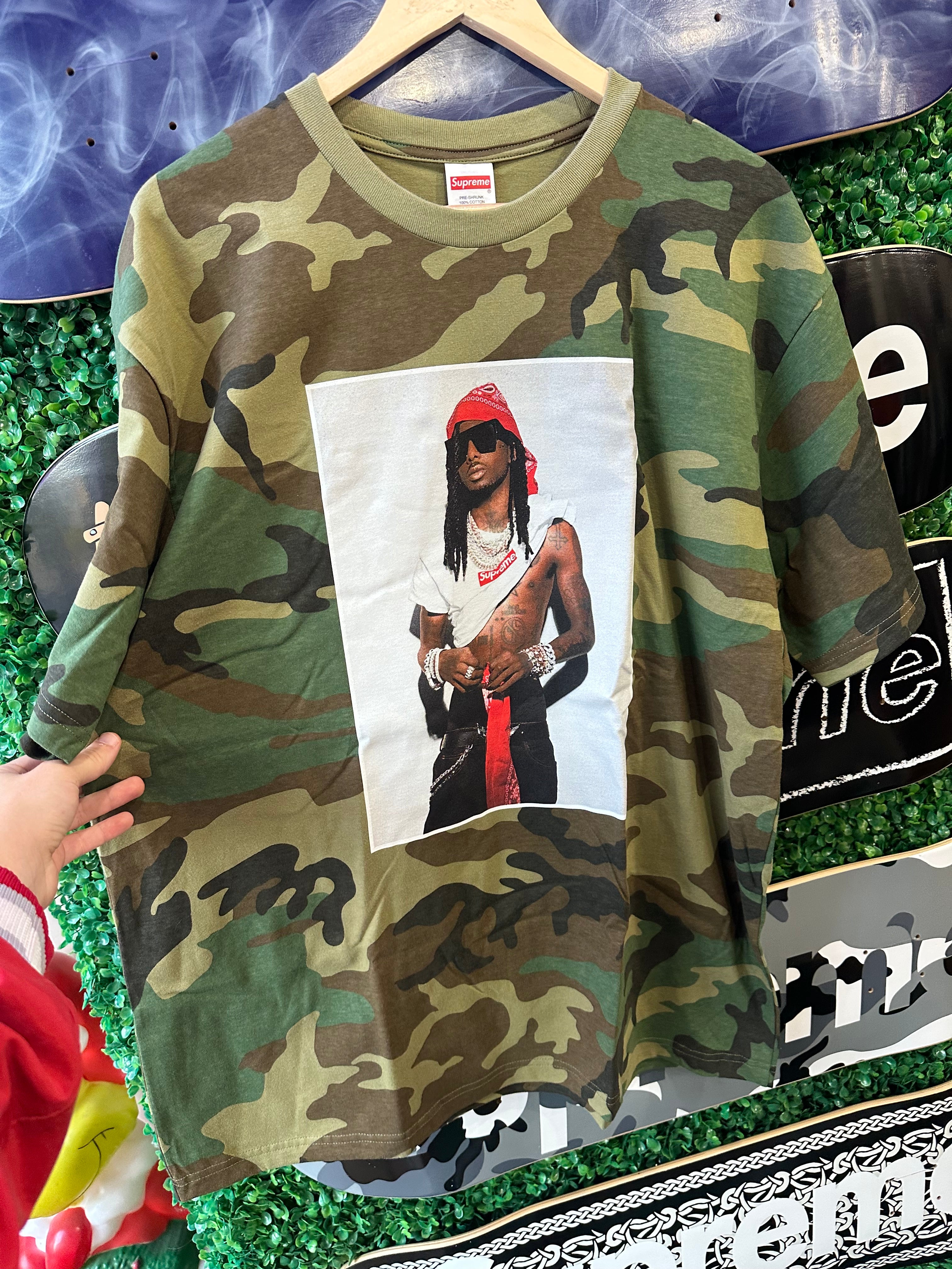 Supreme Playboy Carti Tee “Camo”