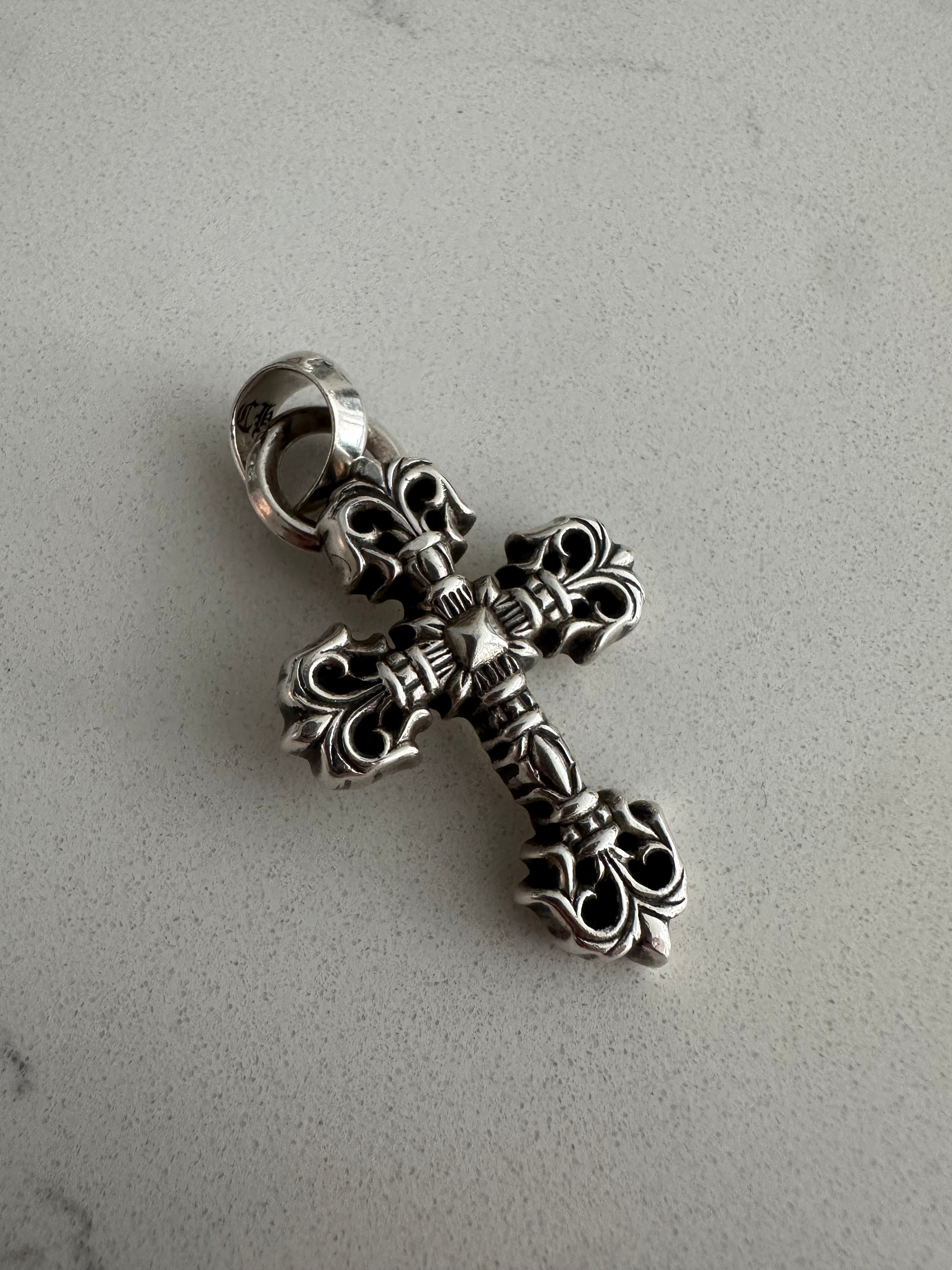 Chrome Hearts Filigree Cross Pendant with Bale