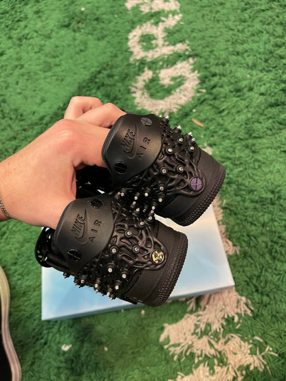 Nike AF1 Low Swarovski Retroflective Crystals Black