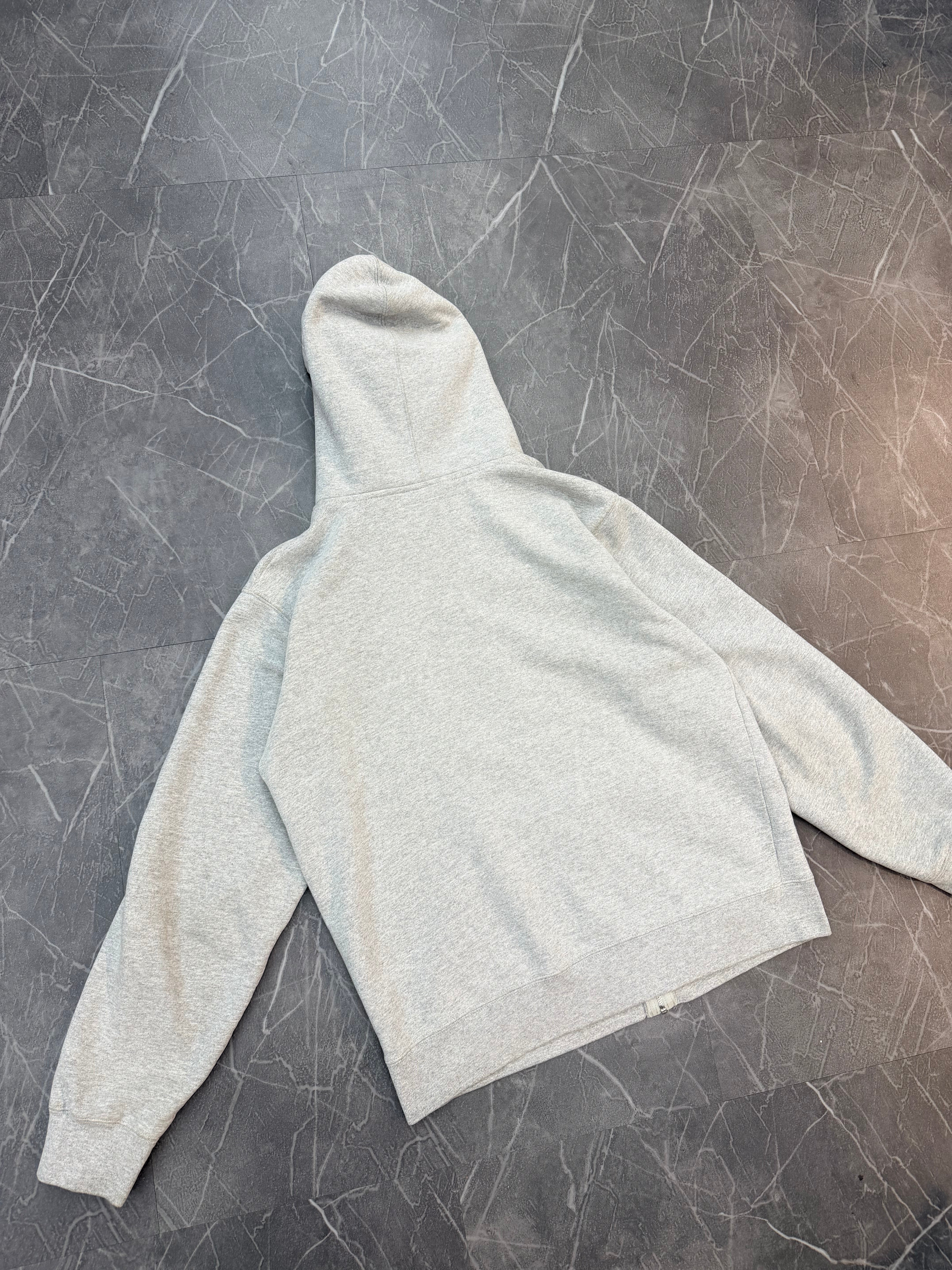 Supreme Zip Up Grey “Tiny Box Logo Yellow Lining”