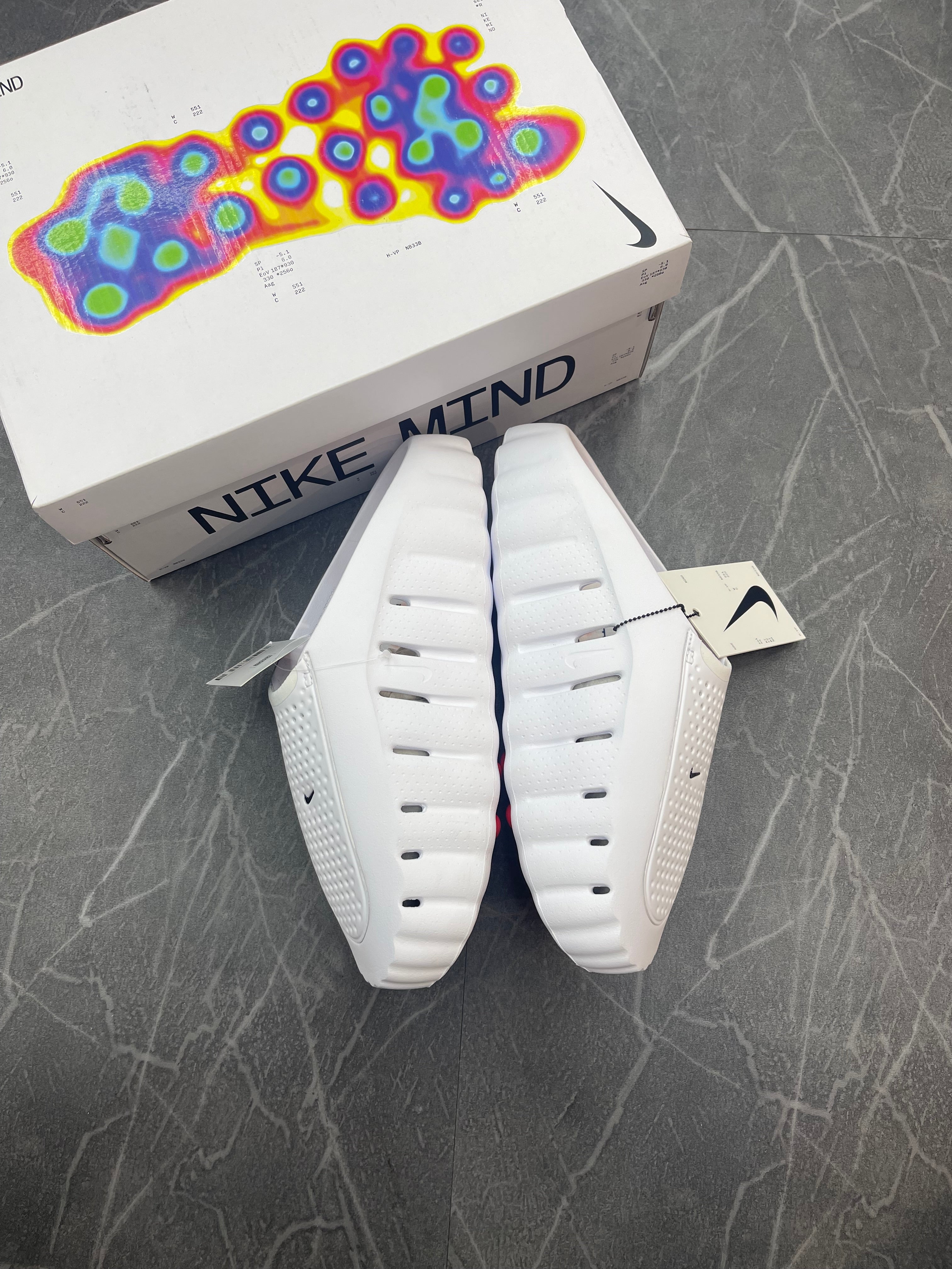 Nike Mind 001 Slide “White Speed Red”