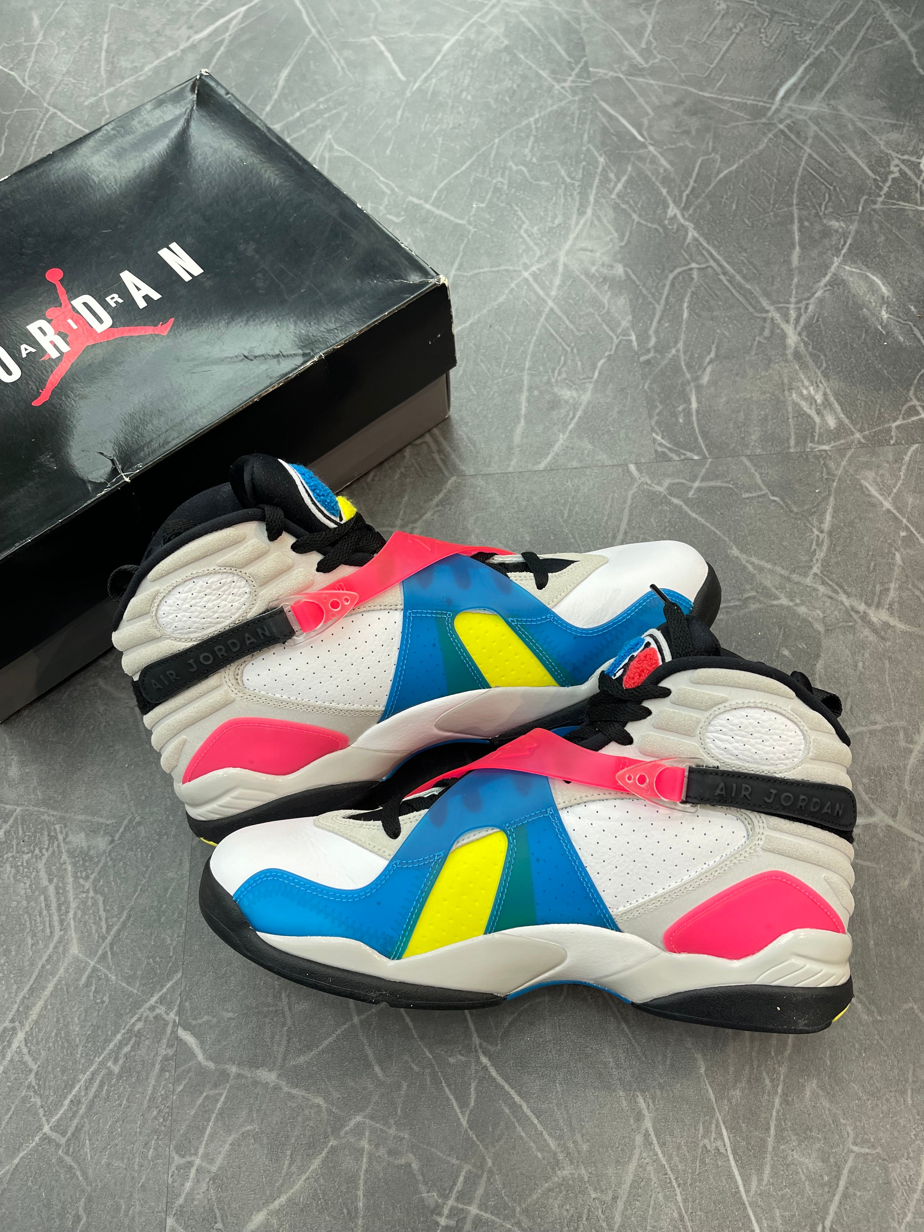 Jordan 8 “White Multicolor”