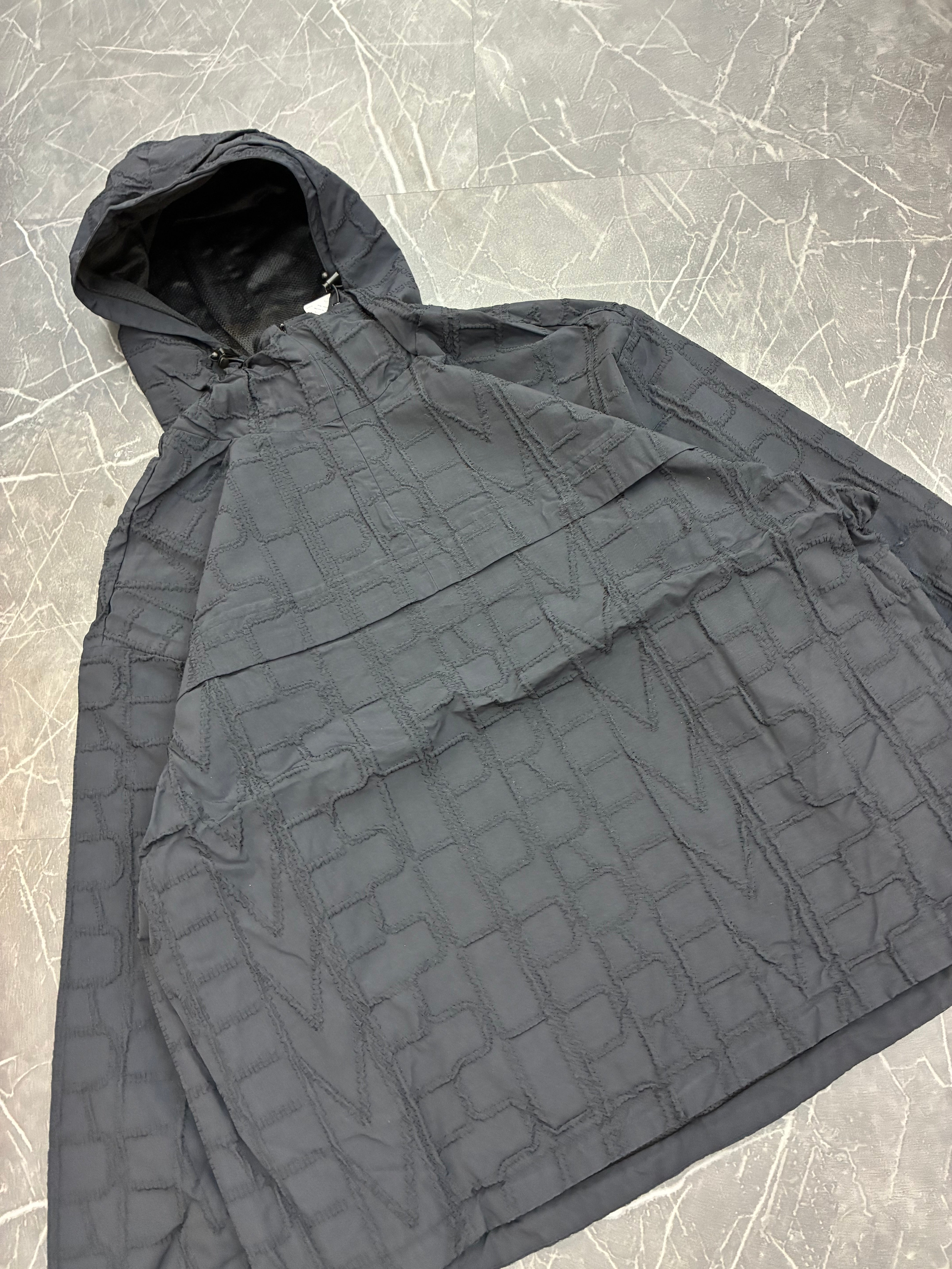 Supreme Repeat Stitched Anorak Jacket “Black”
