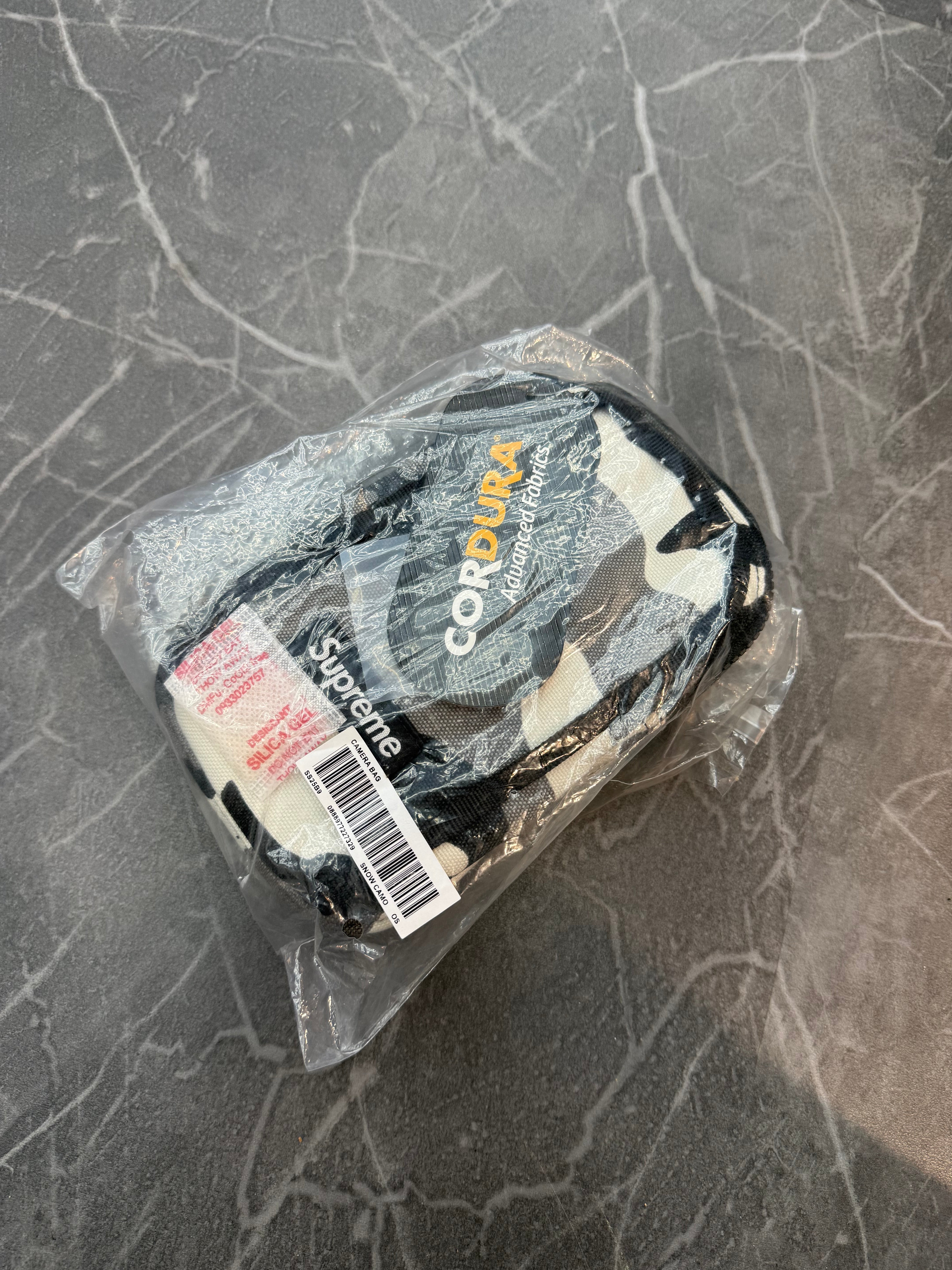 Supreme Snow Camo Camera Bag