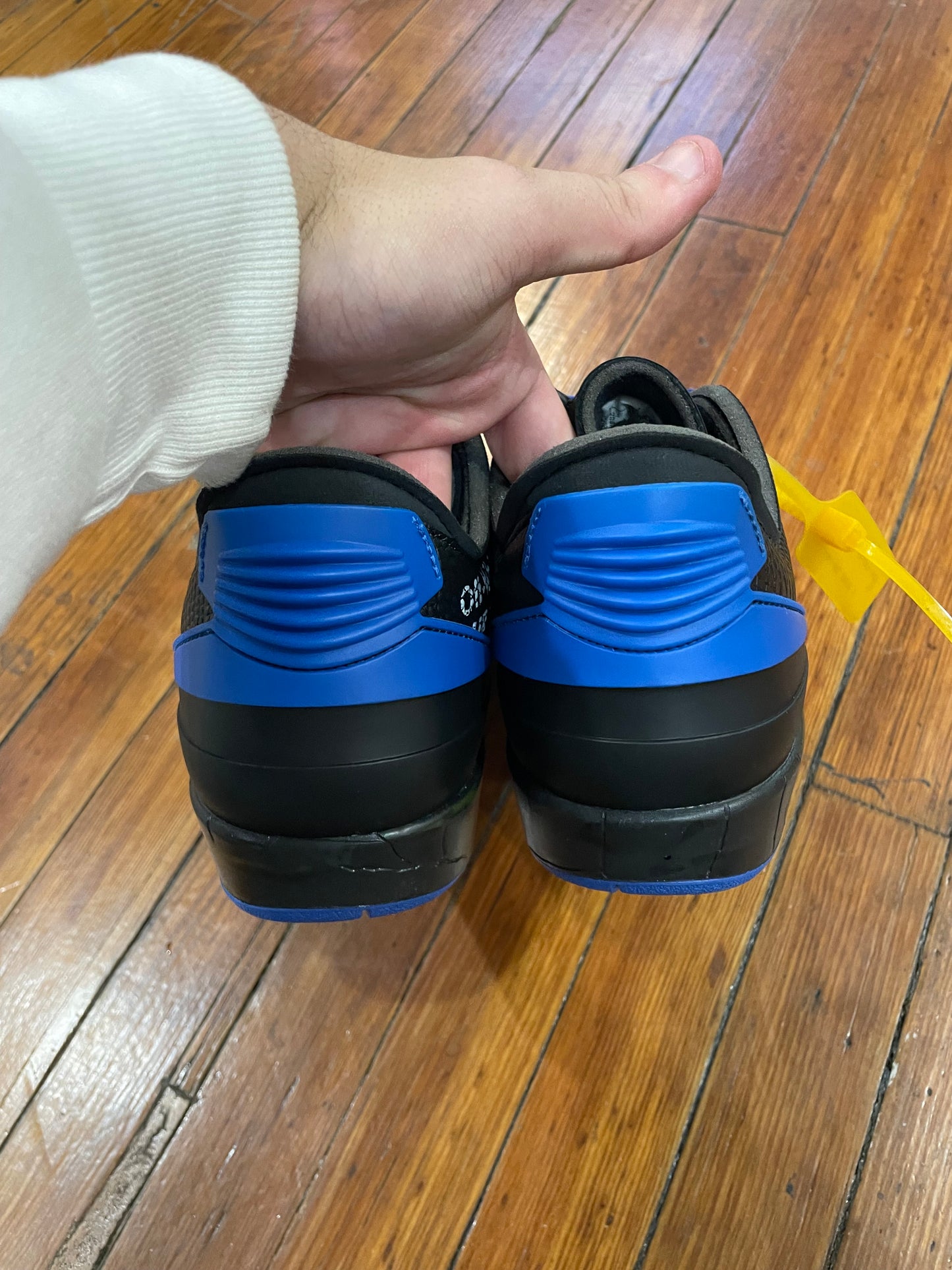 Off White Jordan 2 Low “Black Blue”