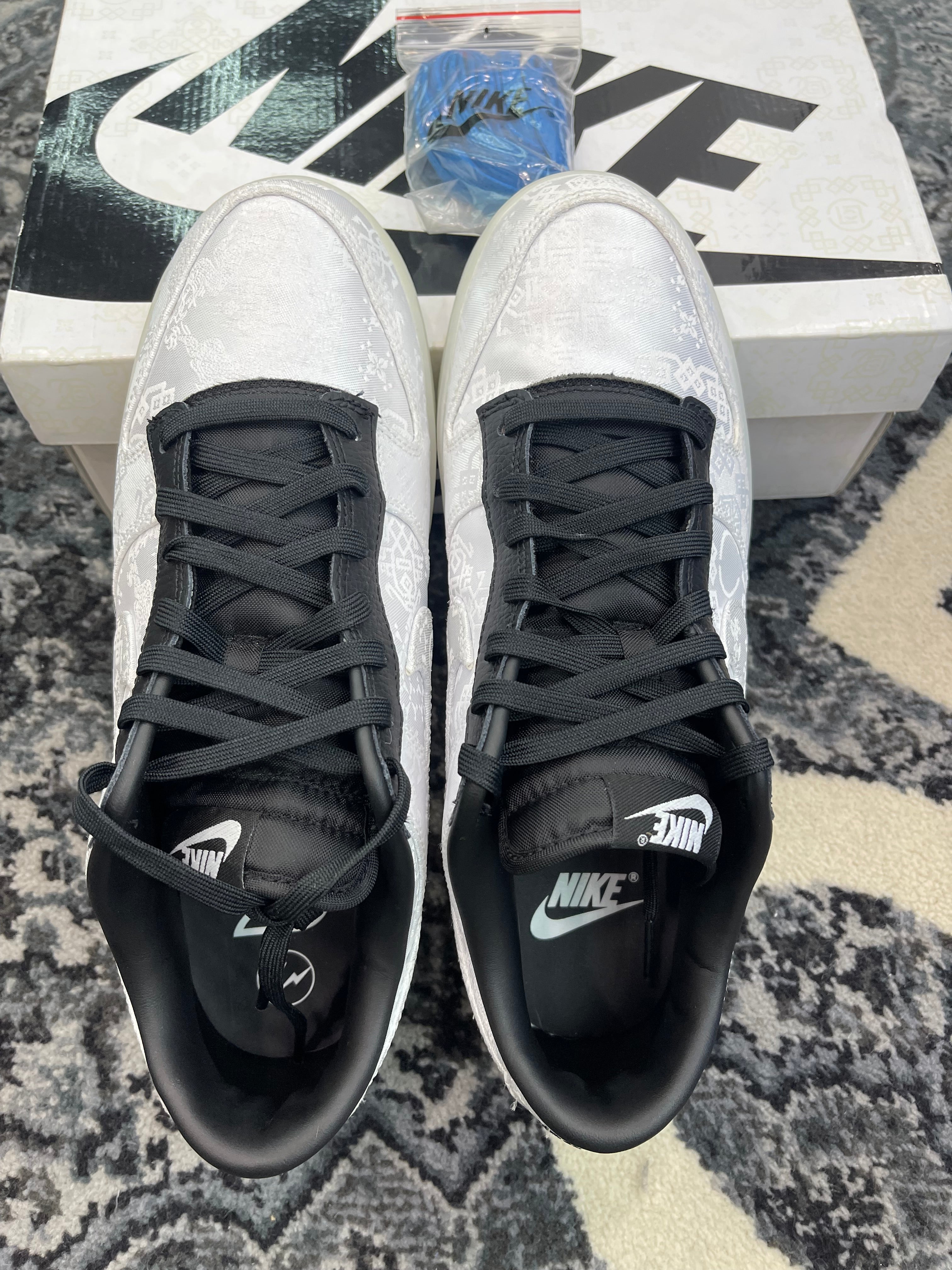 Nike Dunk Low x Clot x Fragment “White”