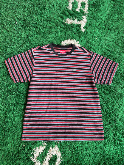 Supreme Red Blue Black Line Tee