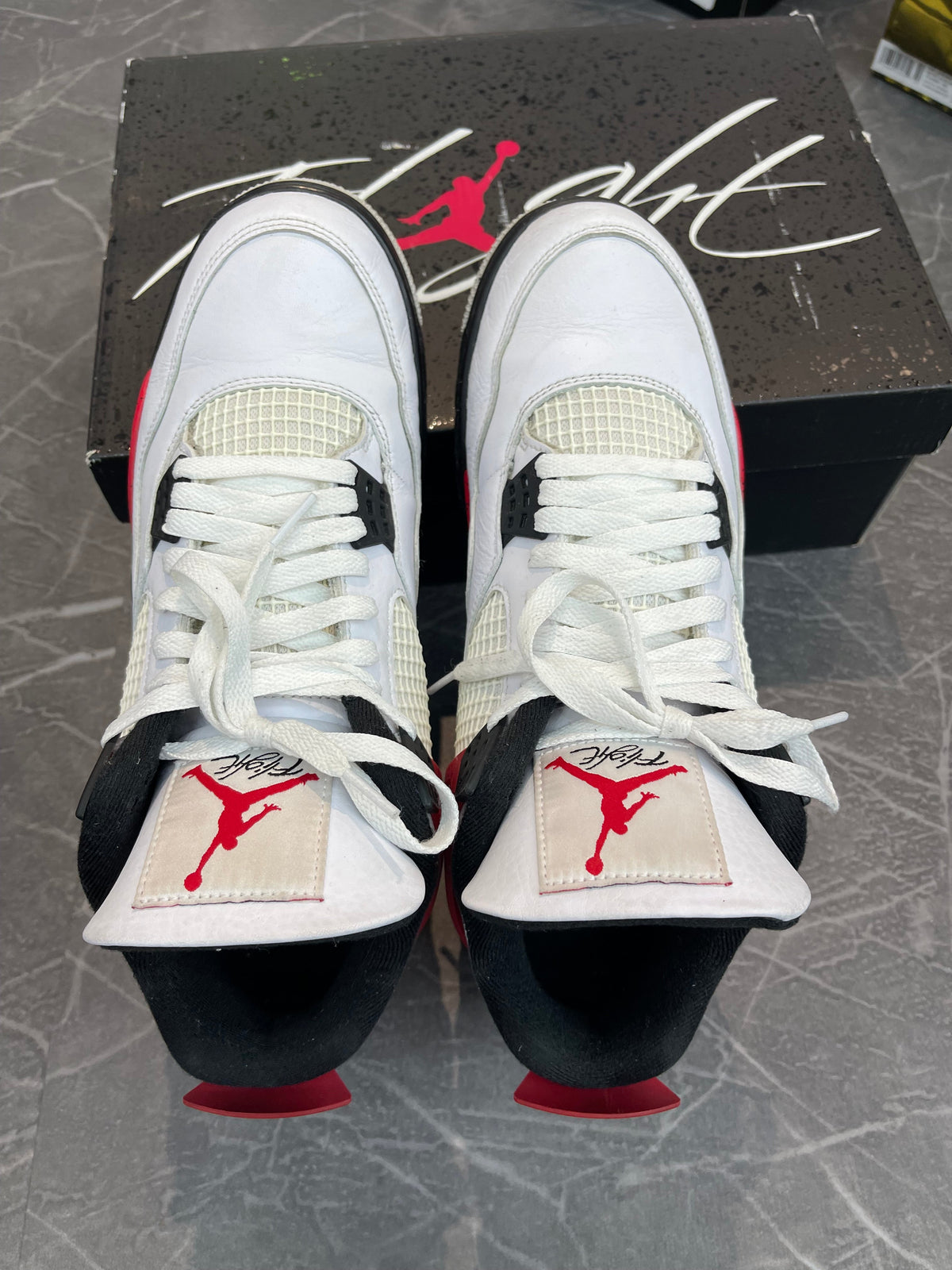 Jordan 4 “Red Cement” (Size 10.5) - Image 3