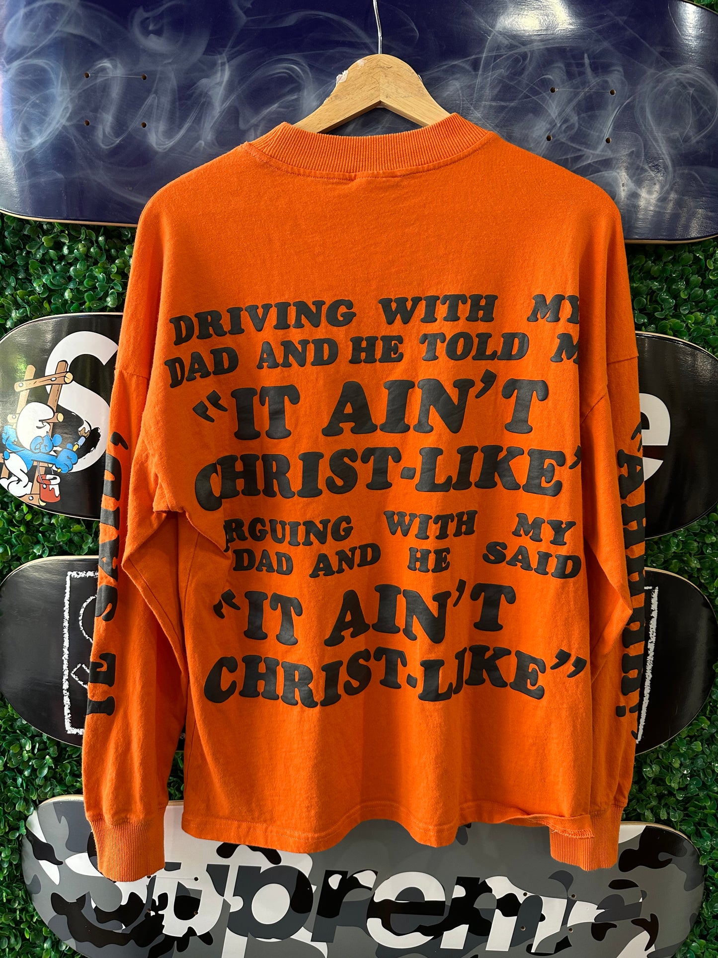 Kanye West “Jesus is King Long Sleeve” Orange