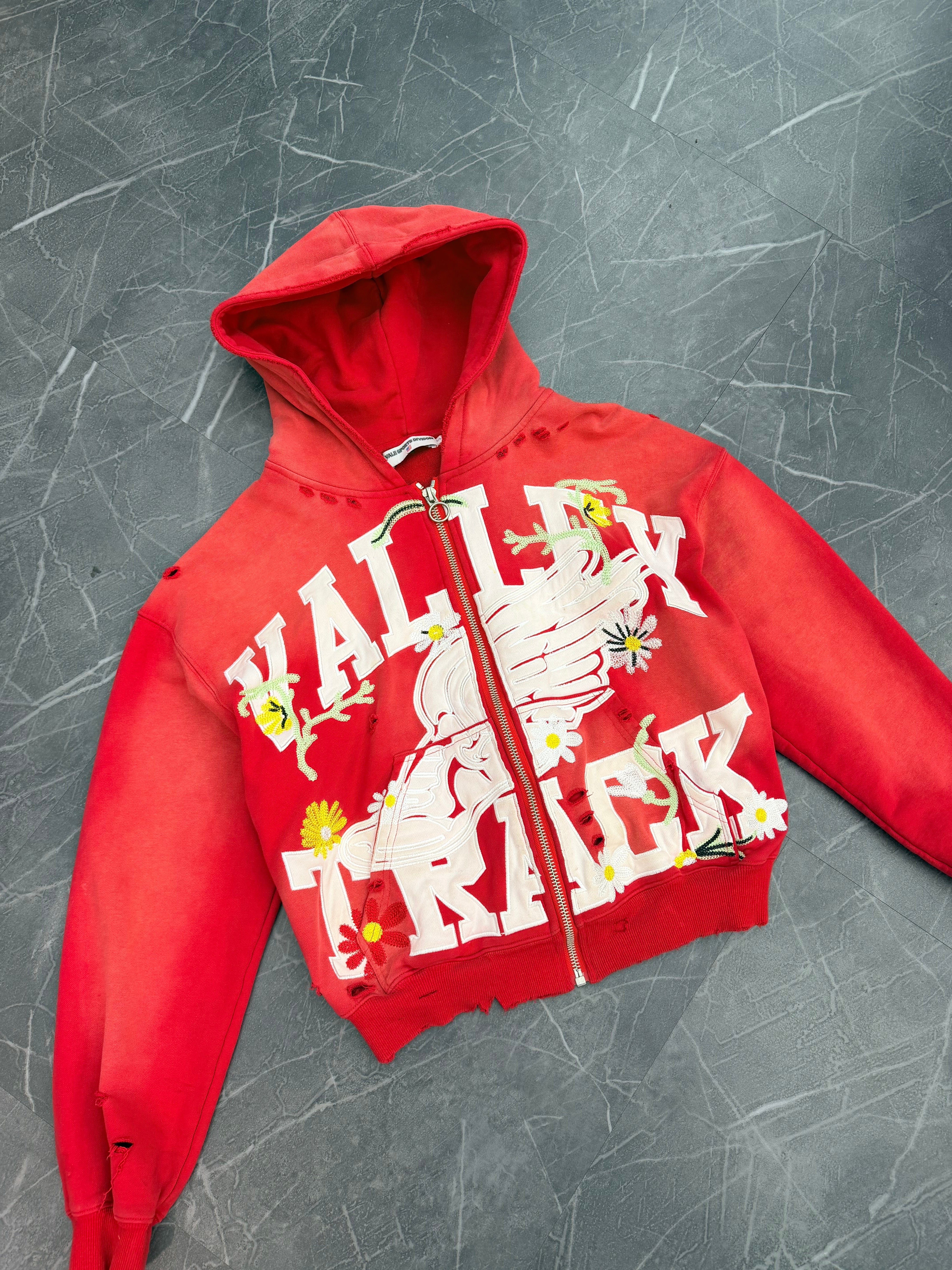 Vale Forever Red Garden Zip Up
