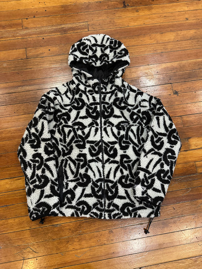 Supreme Sherpa Fleece “Black White”