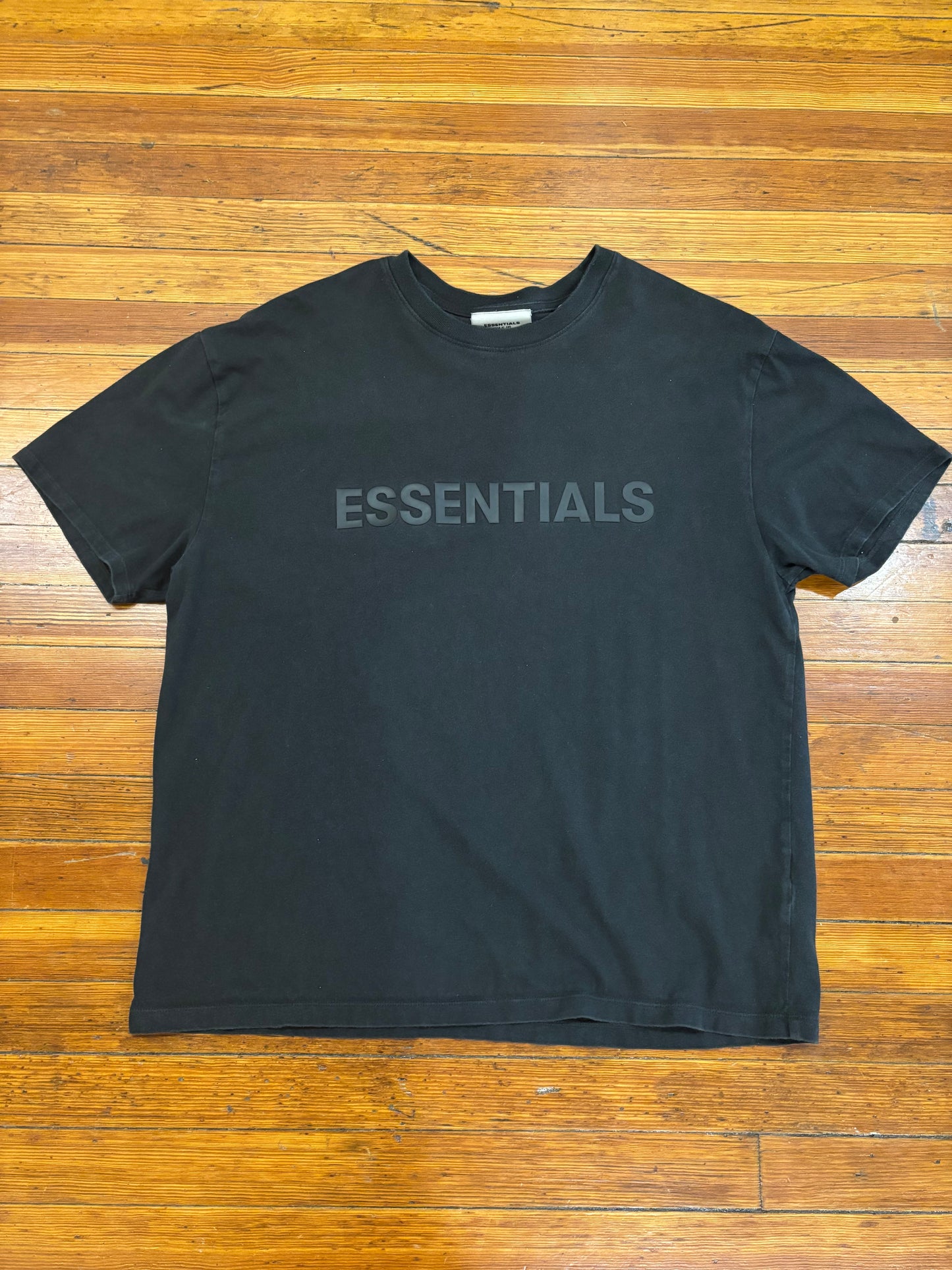 Essentials Front Logo Tee “Black”