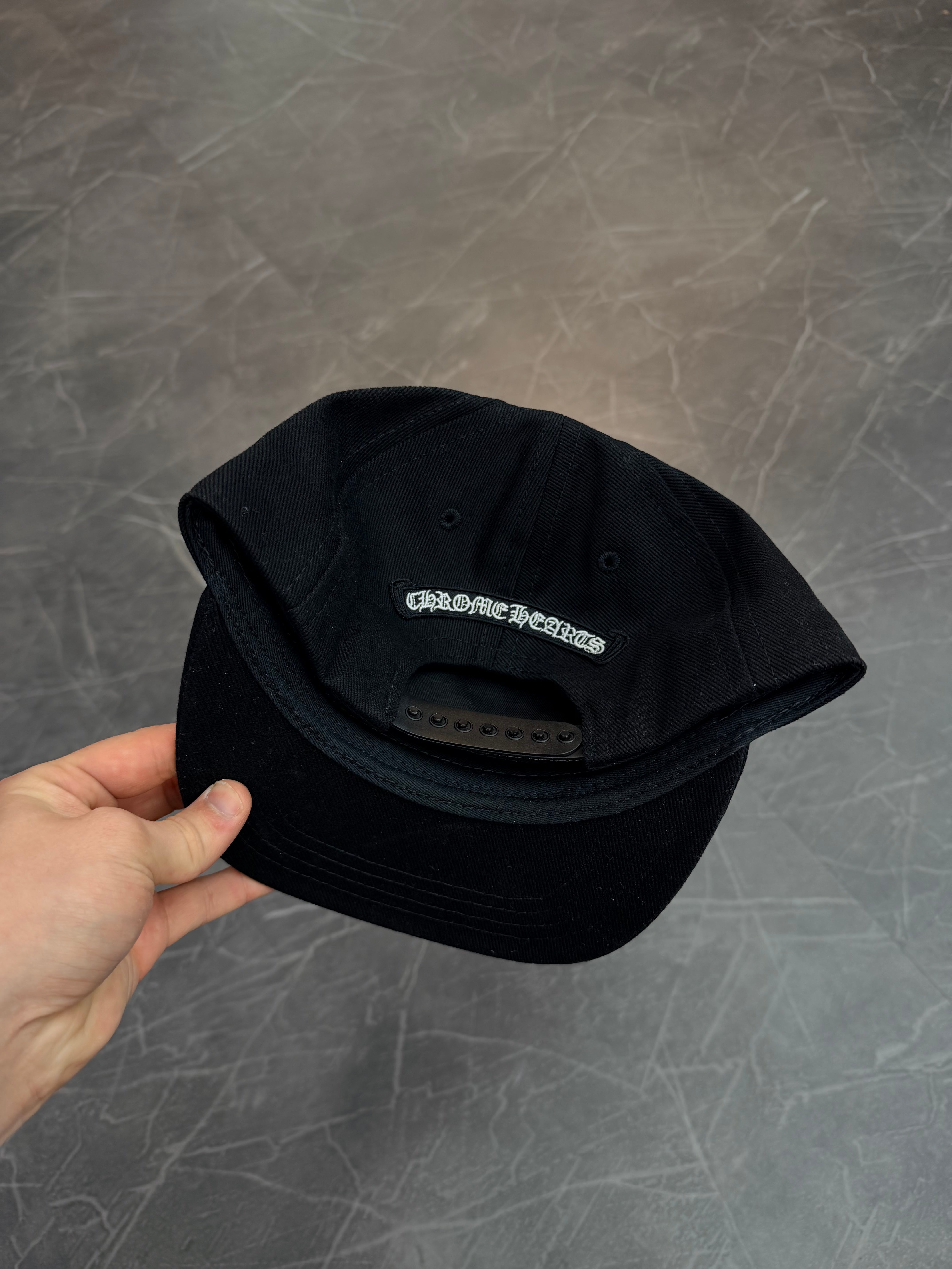 Chrome Hearts Scroll Logo Baseball Hat