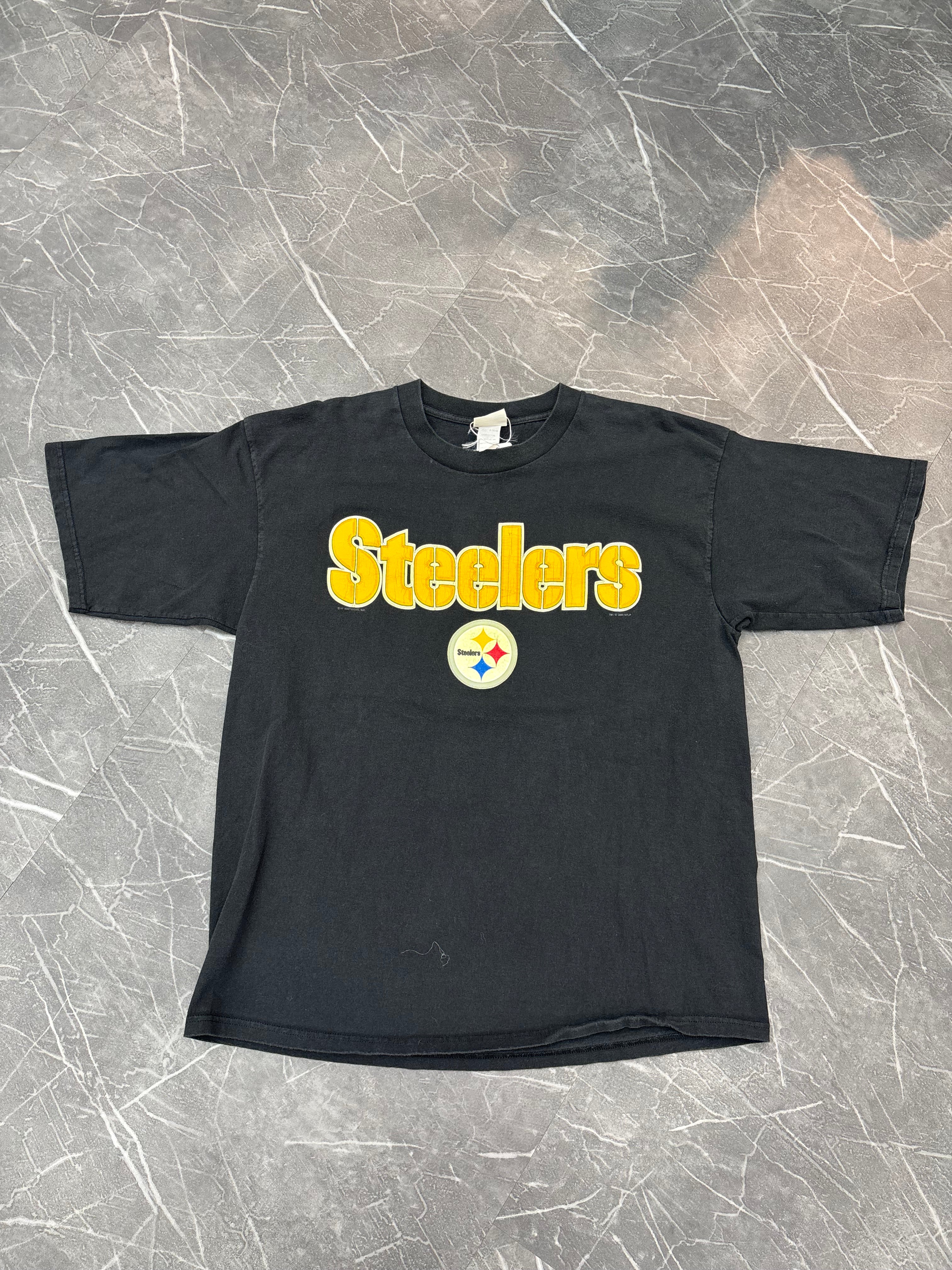 2000 Pitsburgh Steelers Puff Logo Tee (XL)