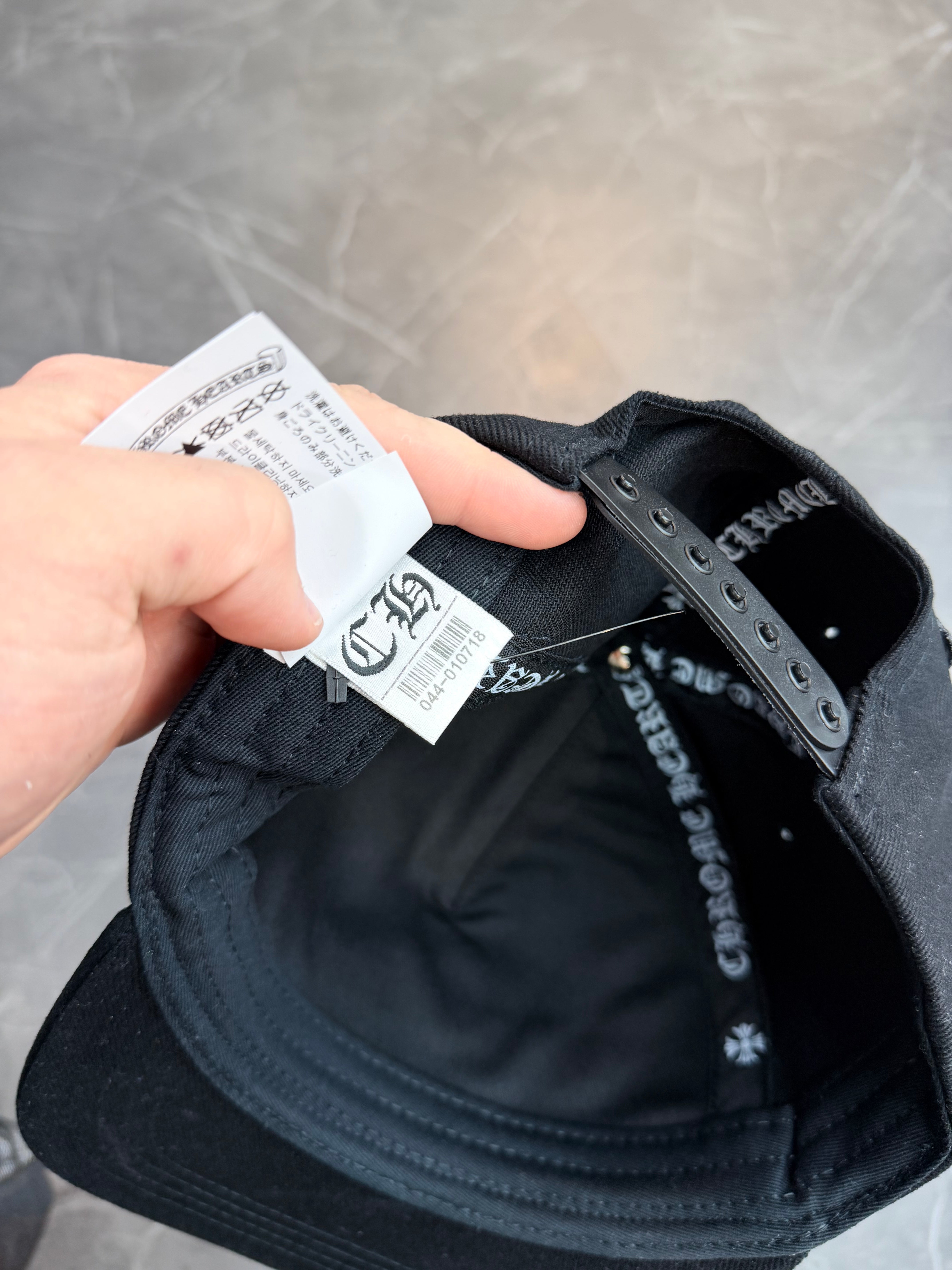 Chrome Hearts Scroll Logo Baseball Hat