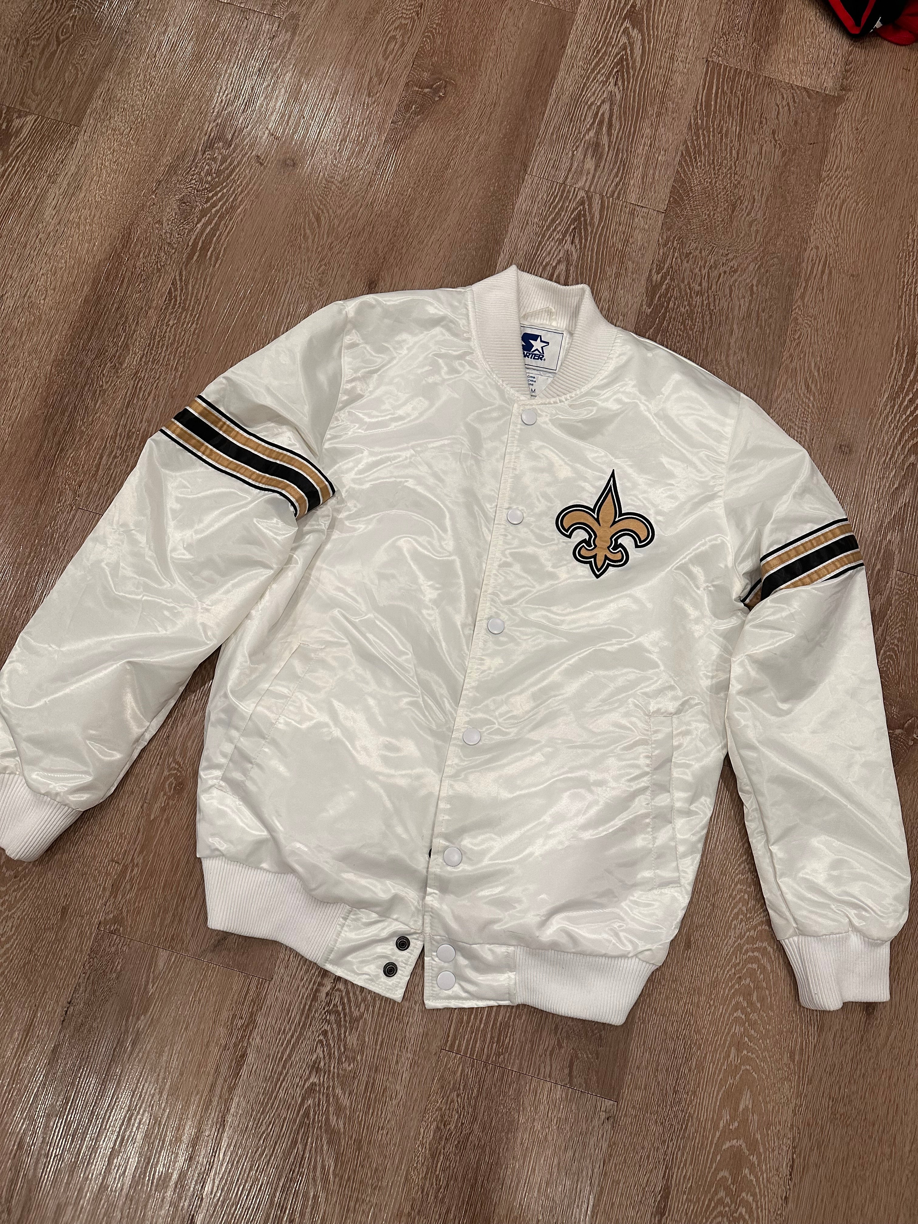 Y2K New Orleans Saints Bomber Jacket (M)