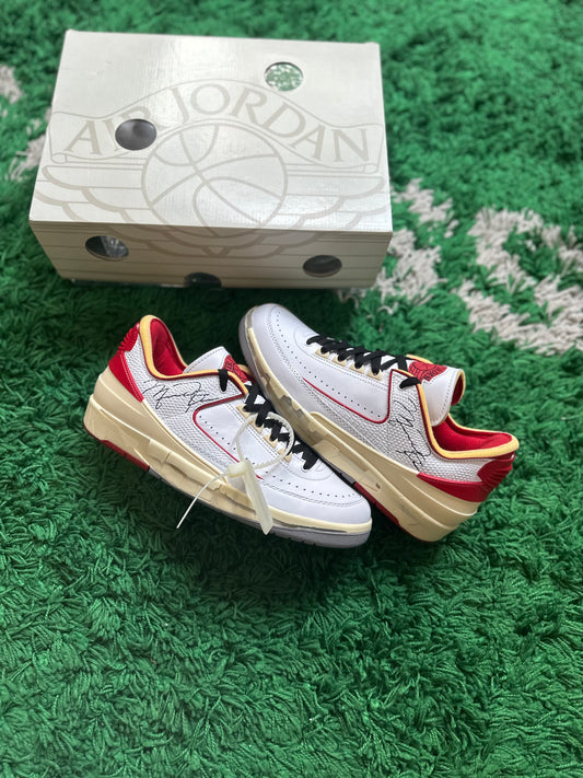 Off-White Jordan 2 “White Red”
