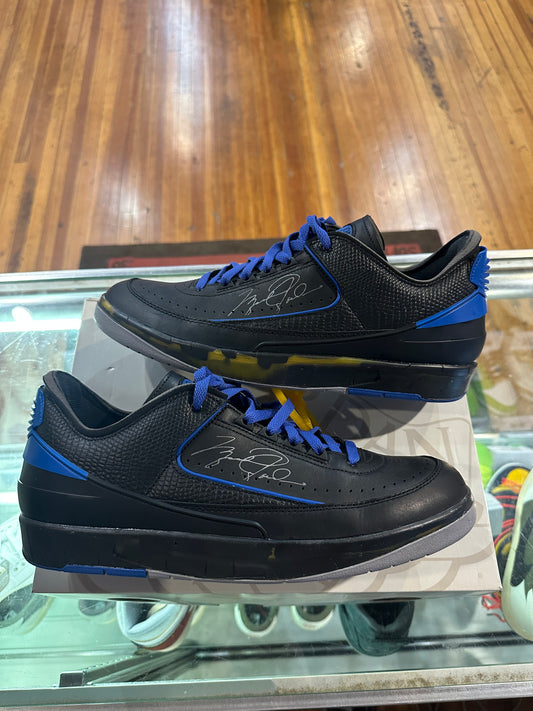 Jordan 2 Off White “Black Blue”