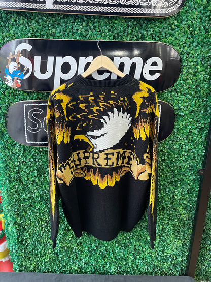 Supreme Antihero Sweater Eagle Black
