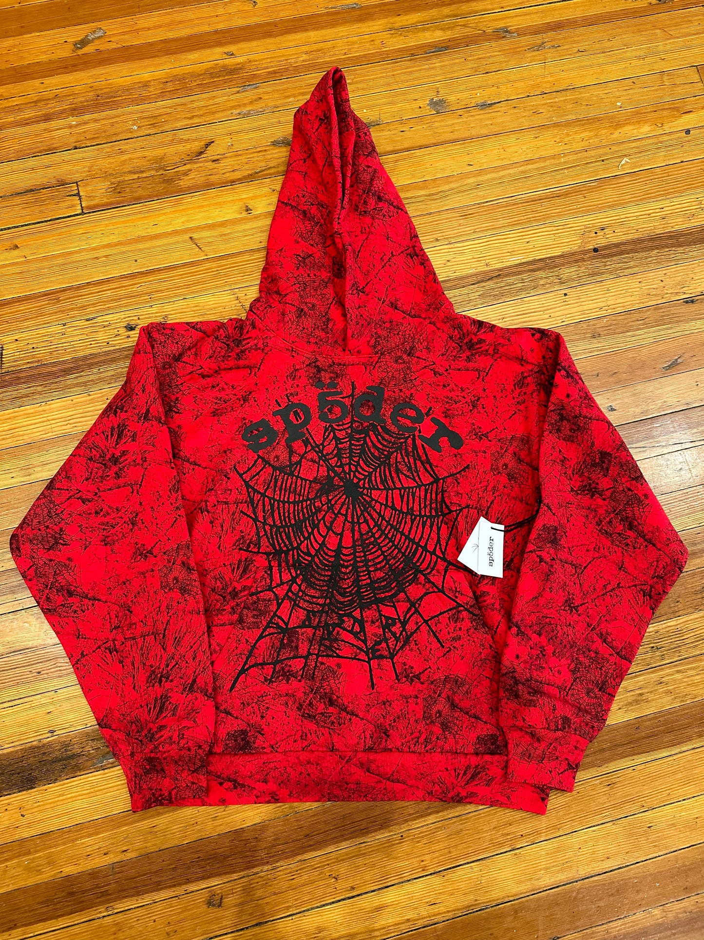 Sp5der Hoodie “OG Tree Camo Red”