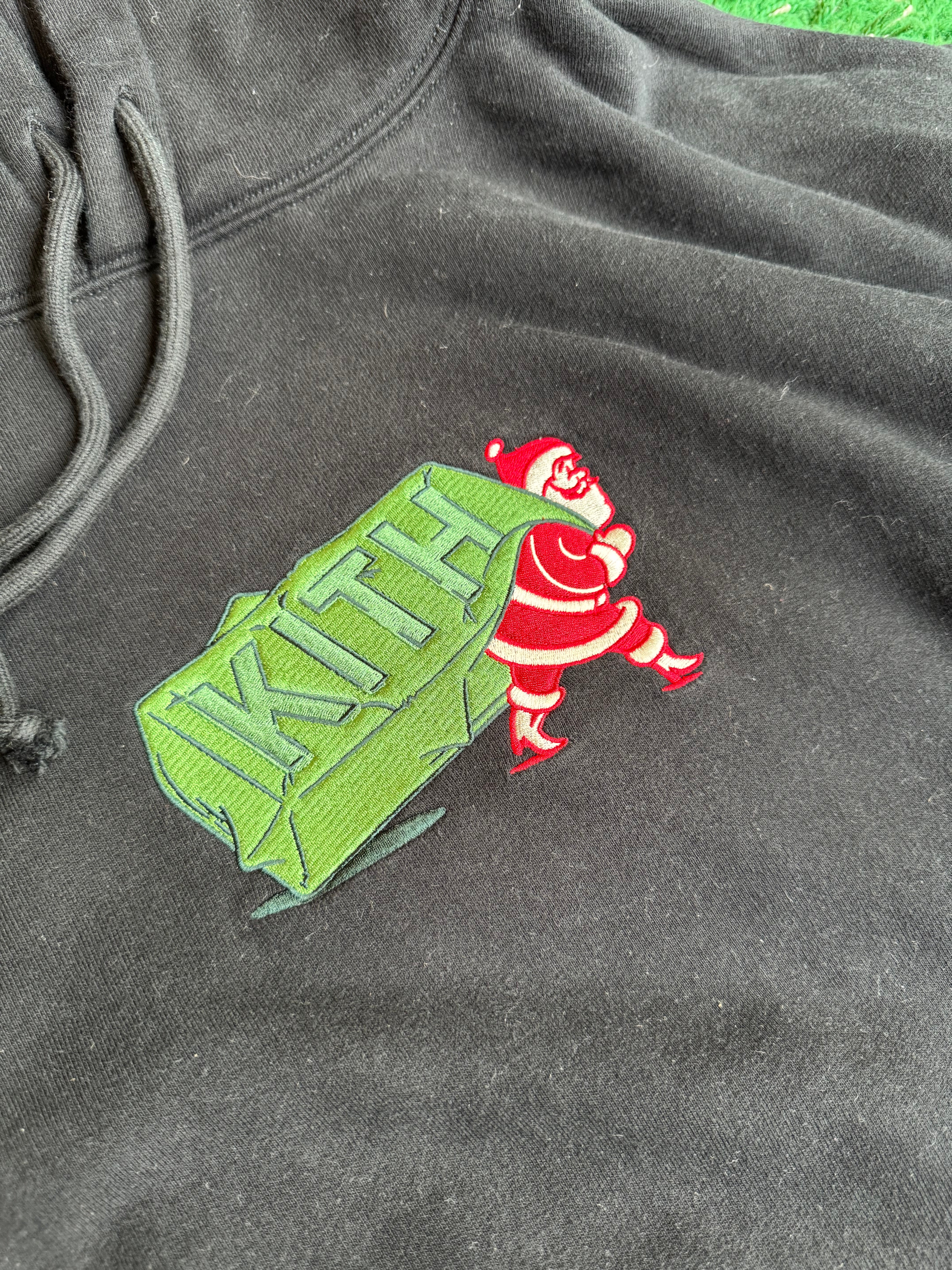 Kith Kithmas Comic Santa Williams Hoodie “Black”
